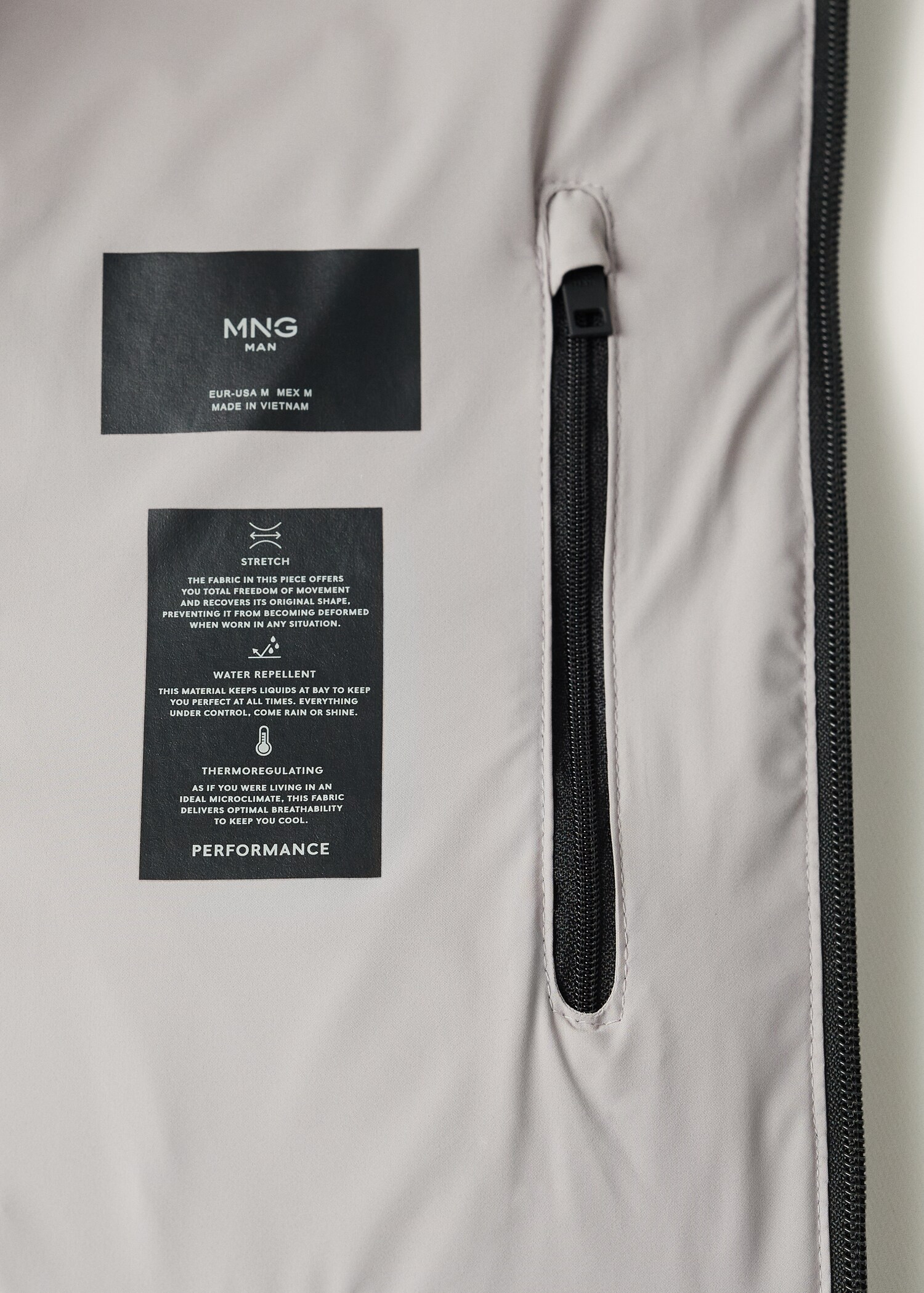 Termoregulační prošívaný anorak - Detail zboží 8