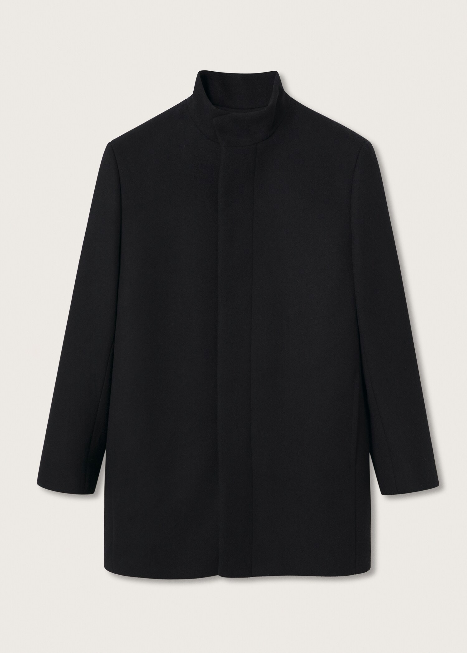 Nepromokavý vlněný kabát - Zboží bez modelu