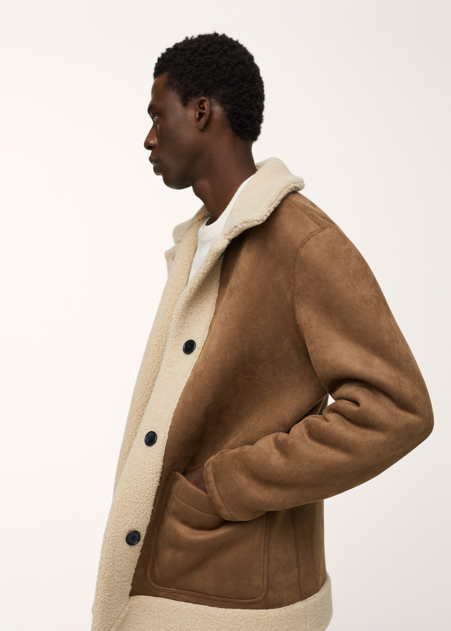 Cappotto pelliccia di pecora double face - Dettaglio dell'articolo 2