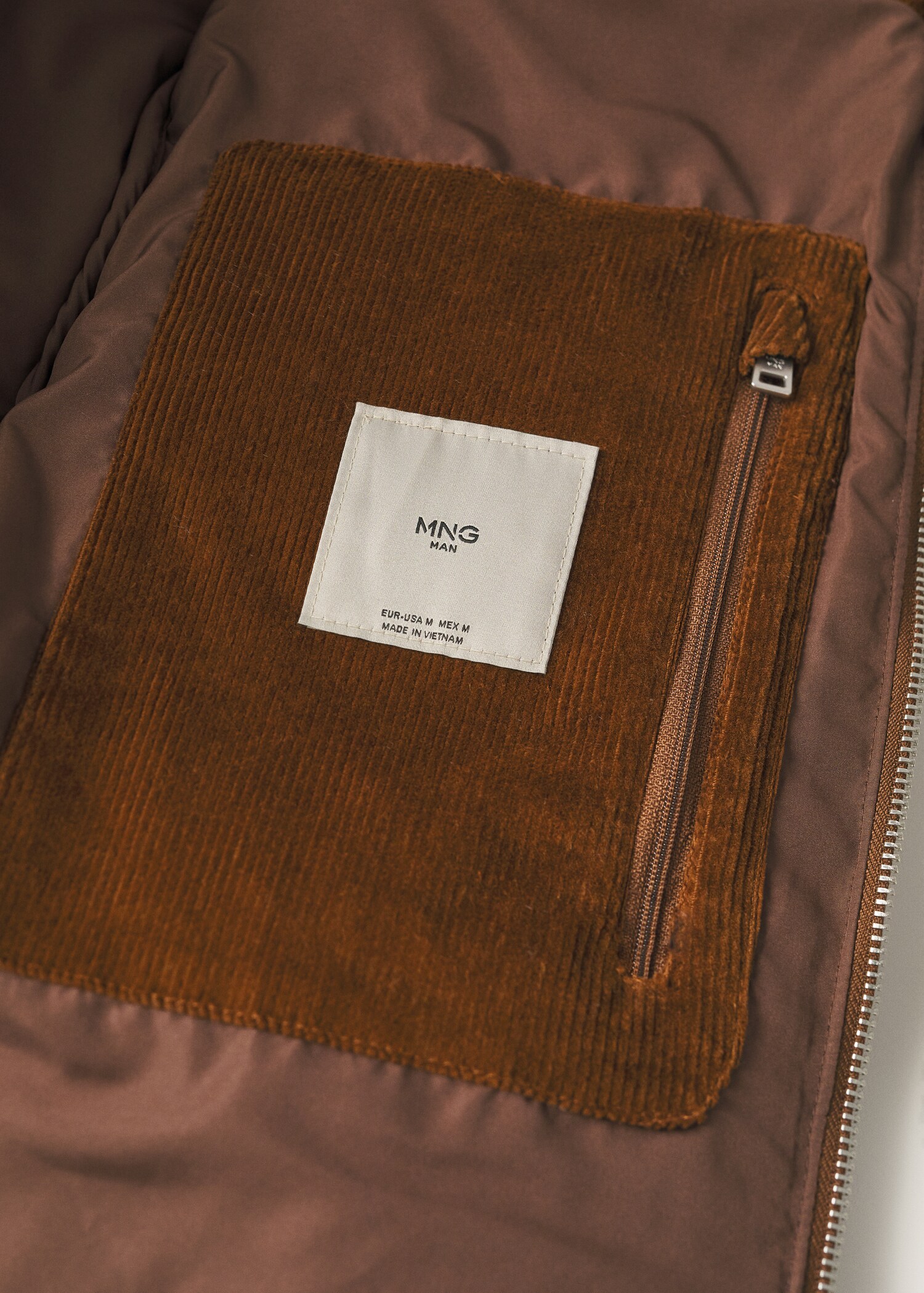 Hood corduroy anorak - Details of the article 9
