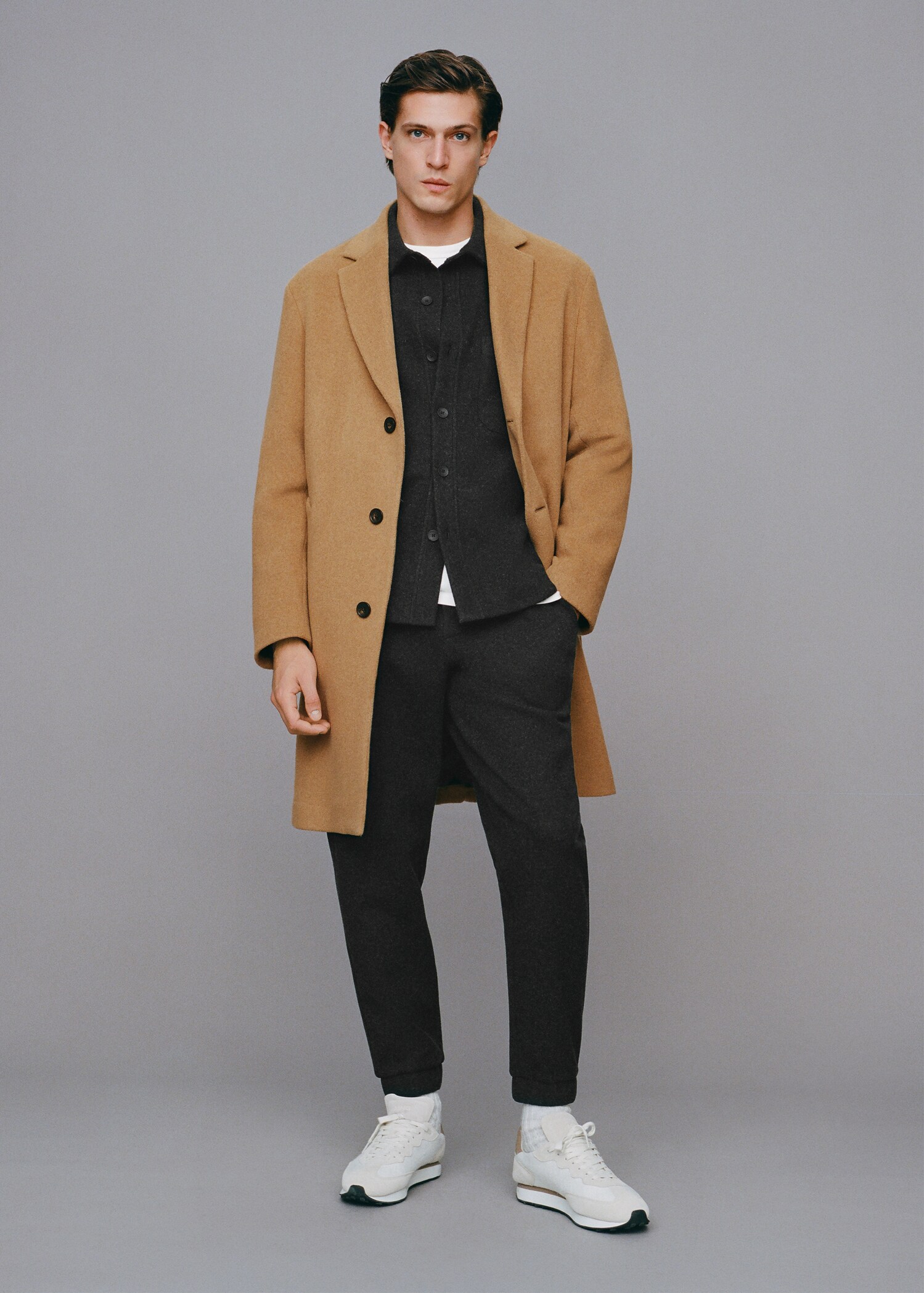 Recycled wool oversize coat - Details of the article 6