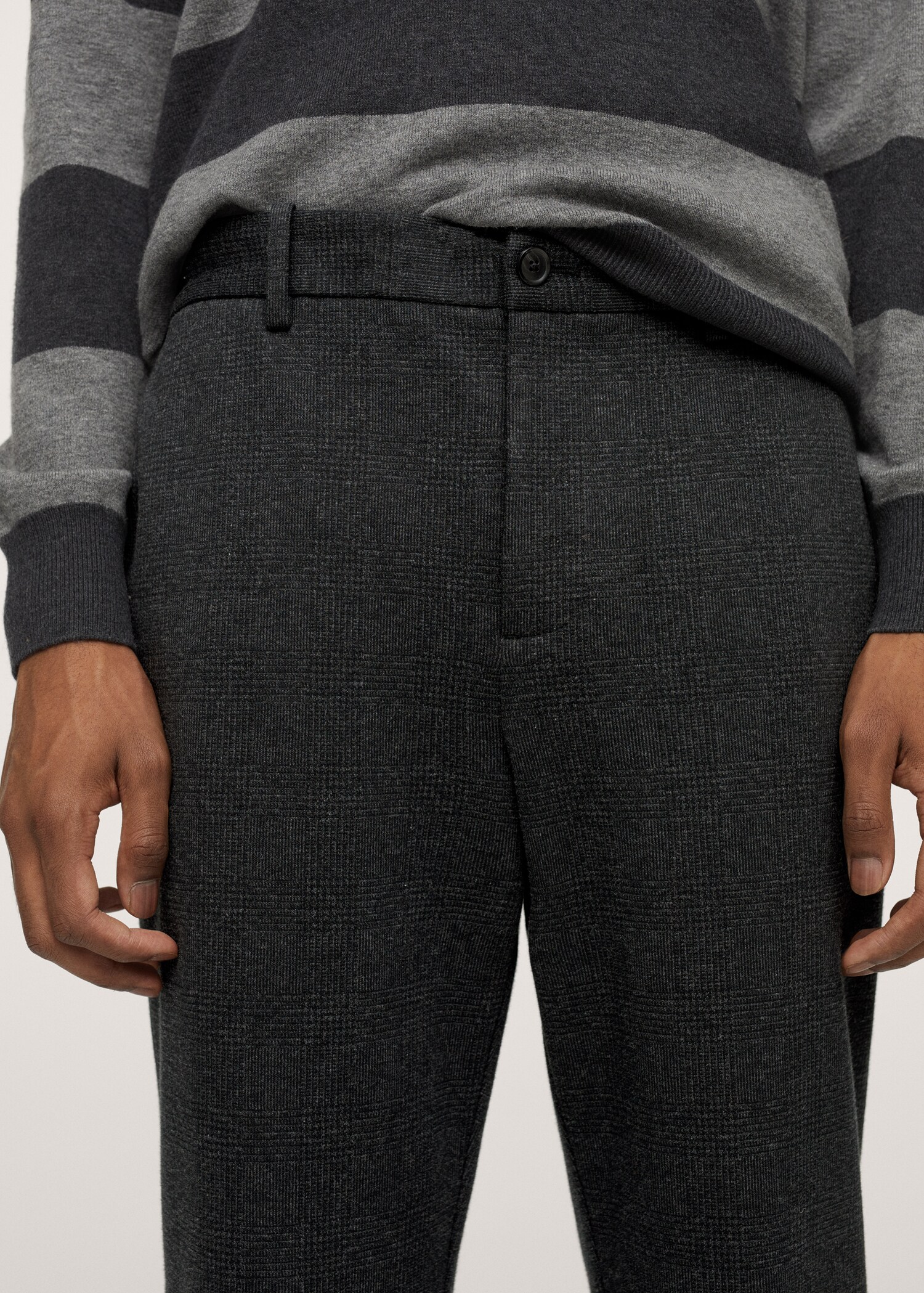 Kalhoty tapered fit s kostkou - Detail zboží 1