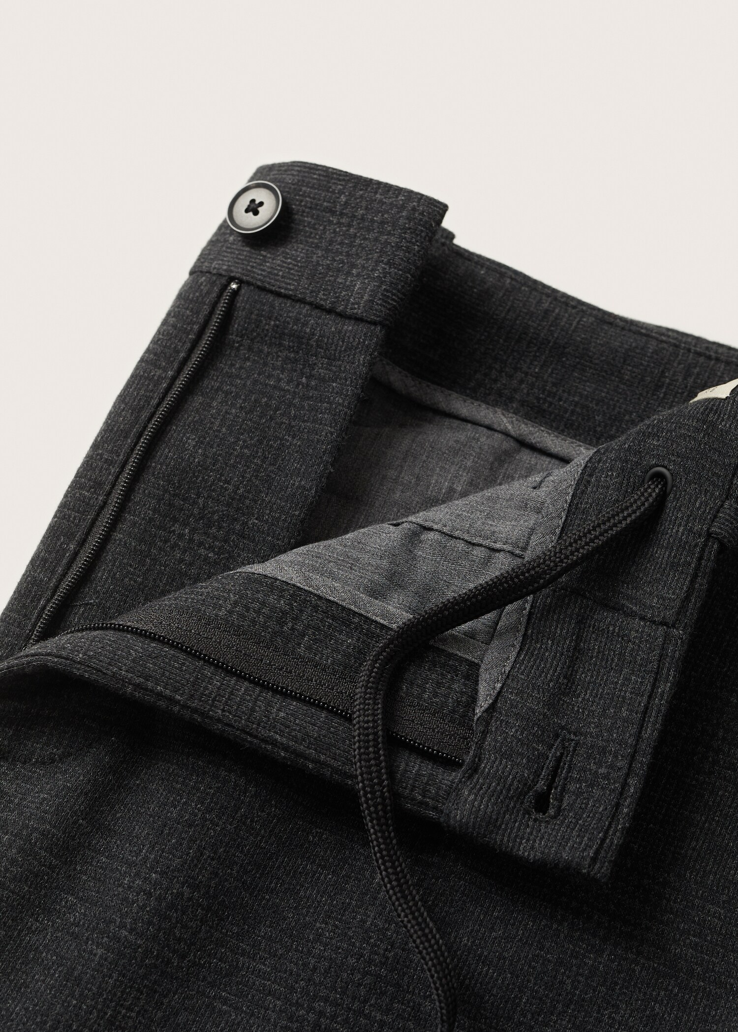Kalhoty tapered fit s kostkou - Detail zboží 7