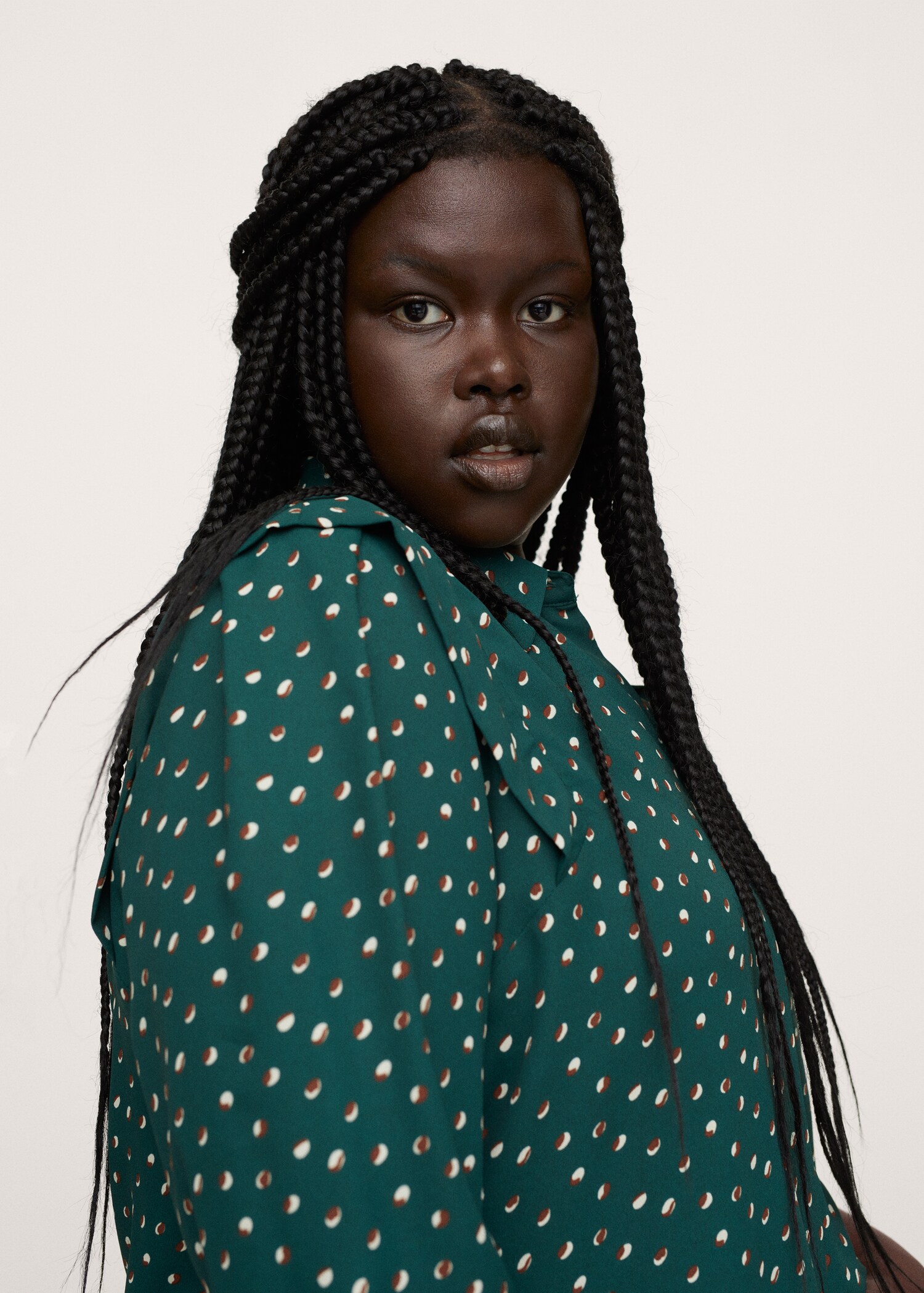 Blusa fluida estampada - Detalle del artículo 2
