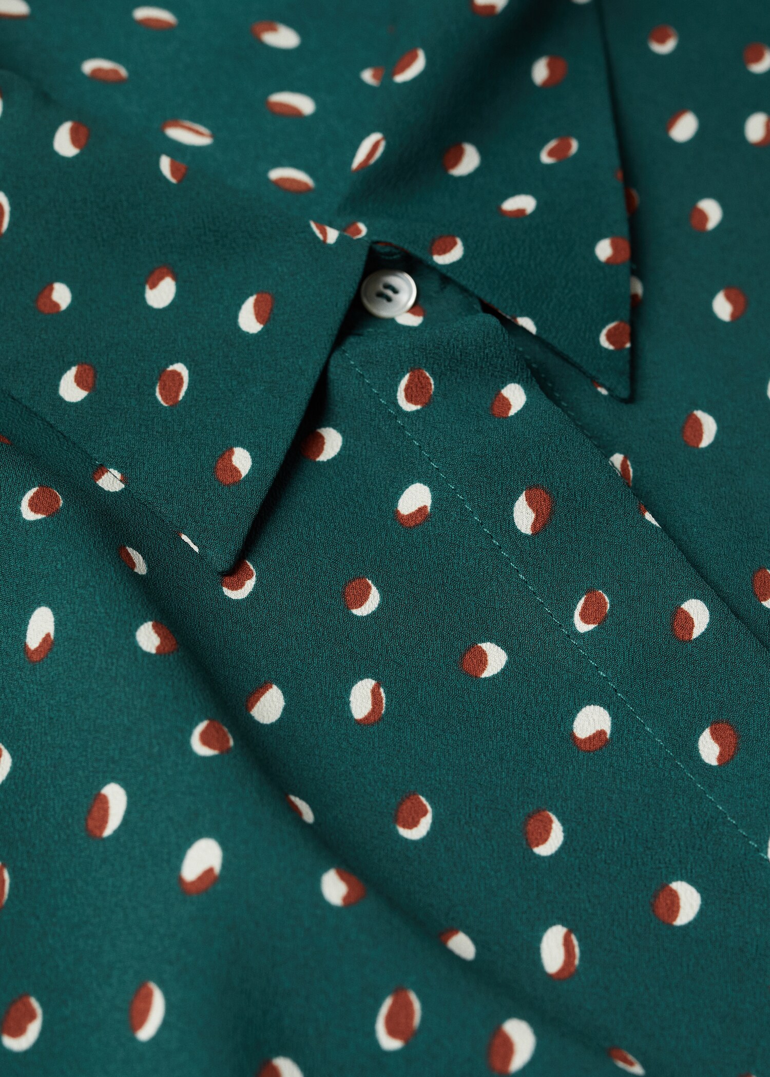 Blusa fluida estampada - Detalle del artículo 8