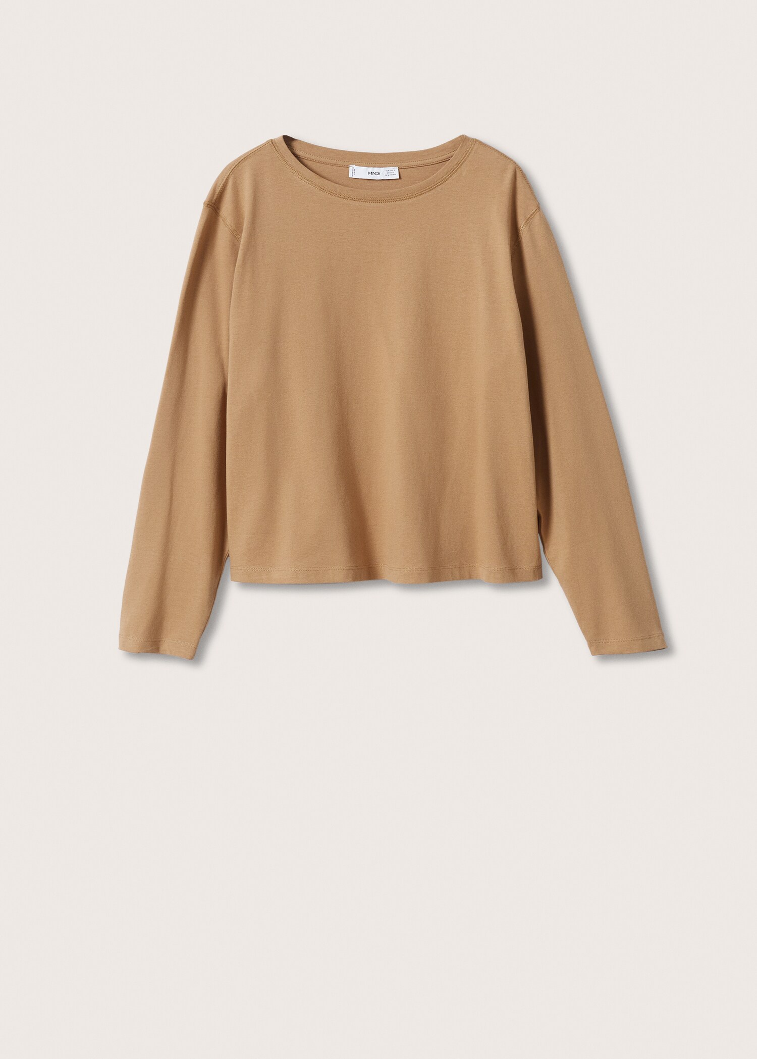 Long sleeve cotton t-shirt - Article without model