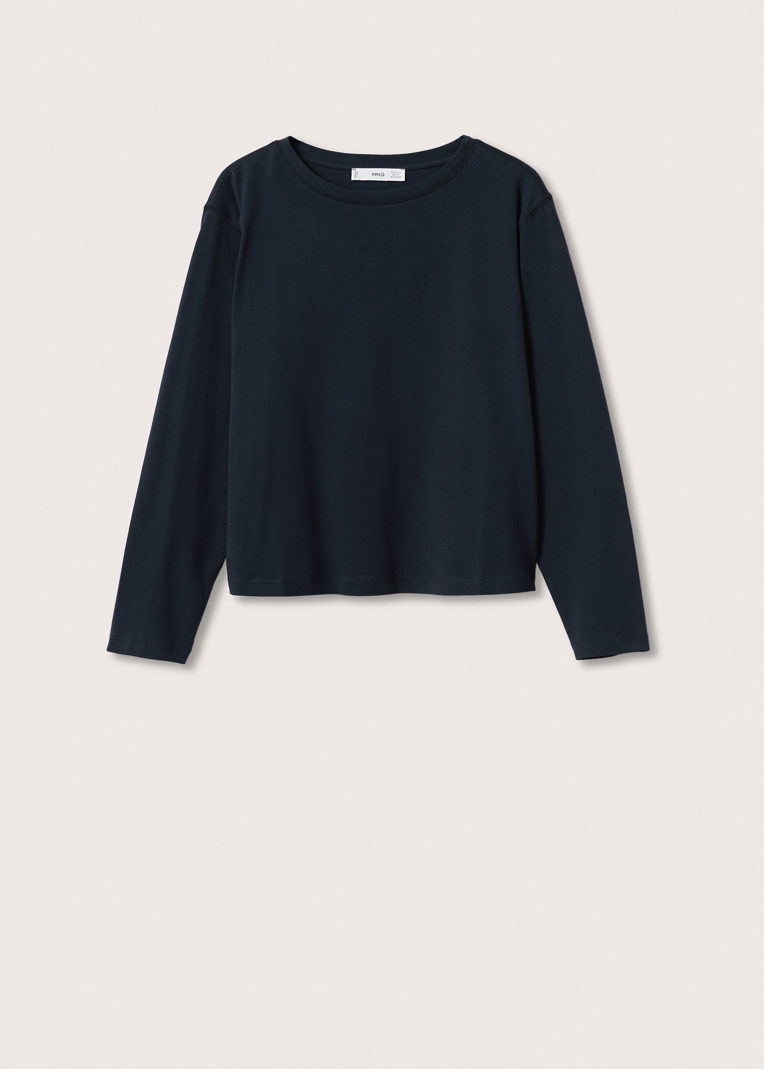 T-shirt coton manches longues - Article sans modèle