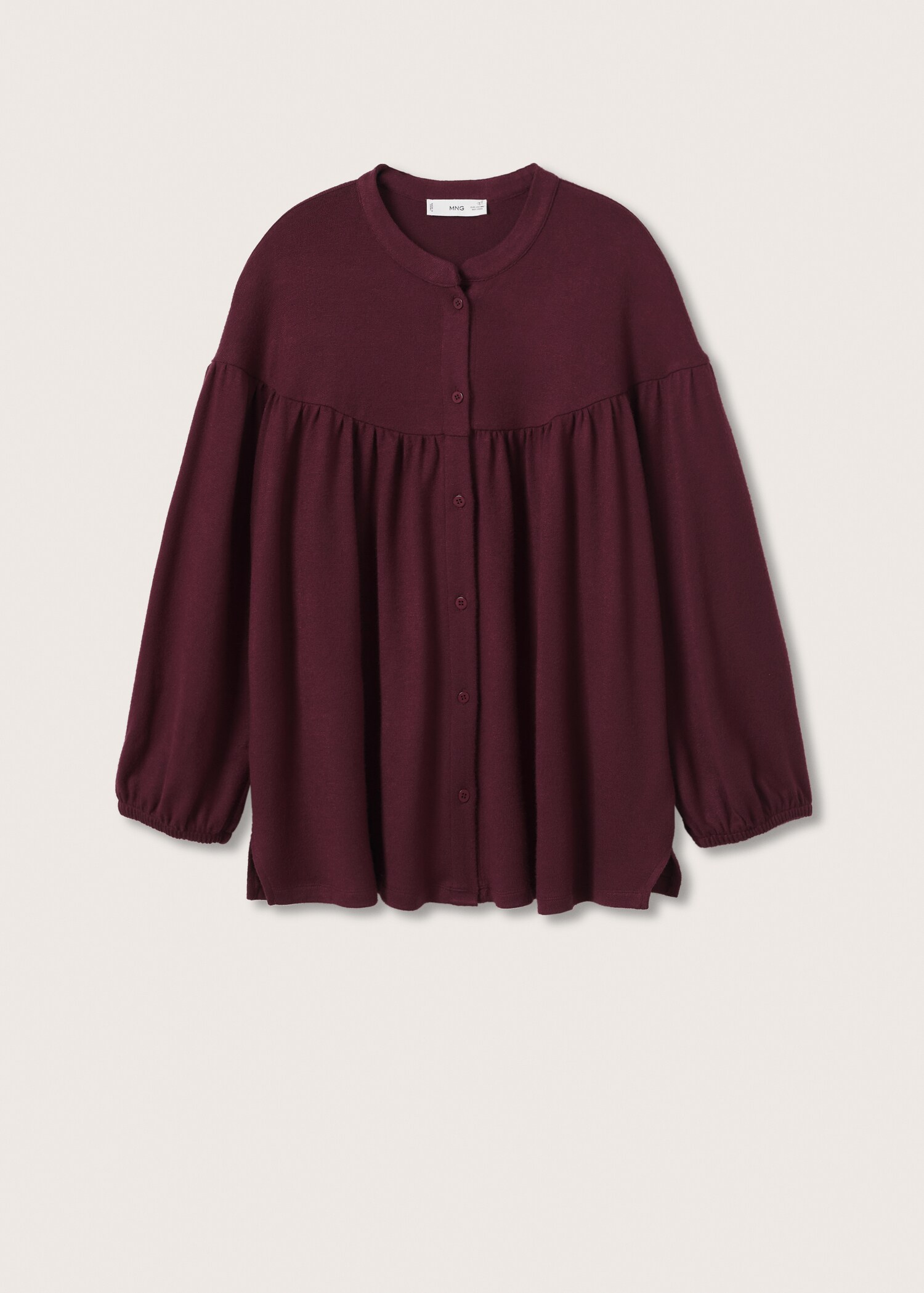 Buttoned long sleeve t-shirt - Article without model