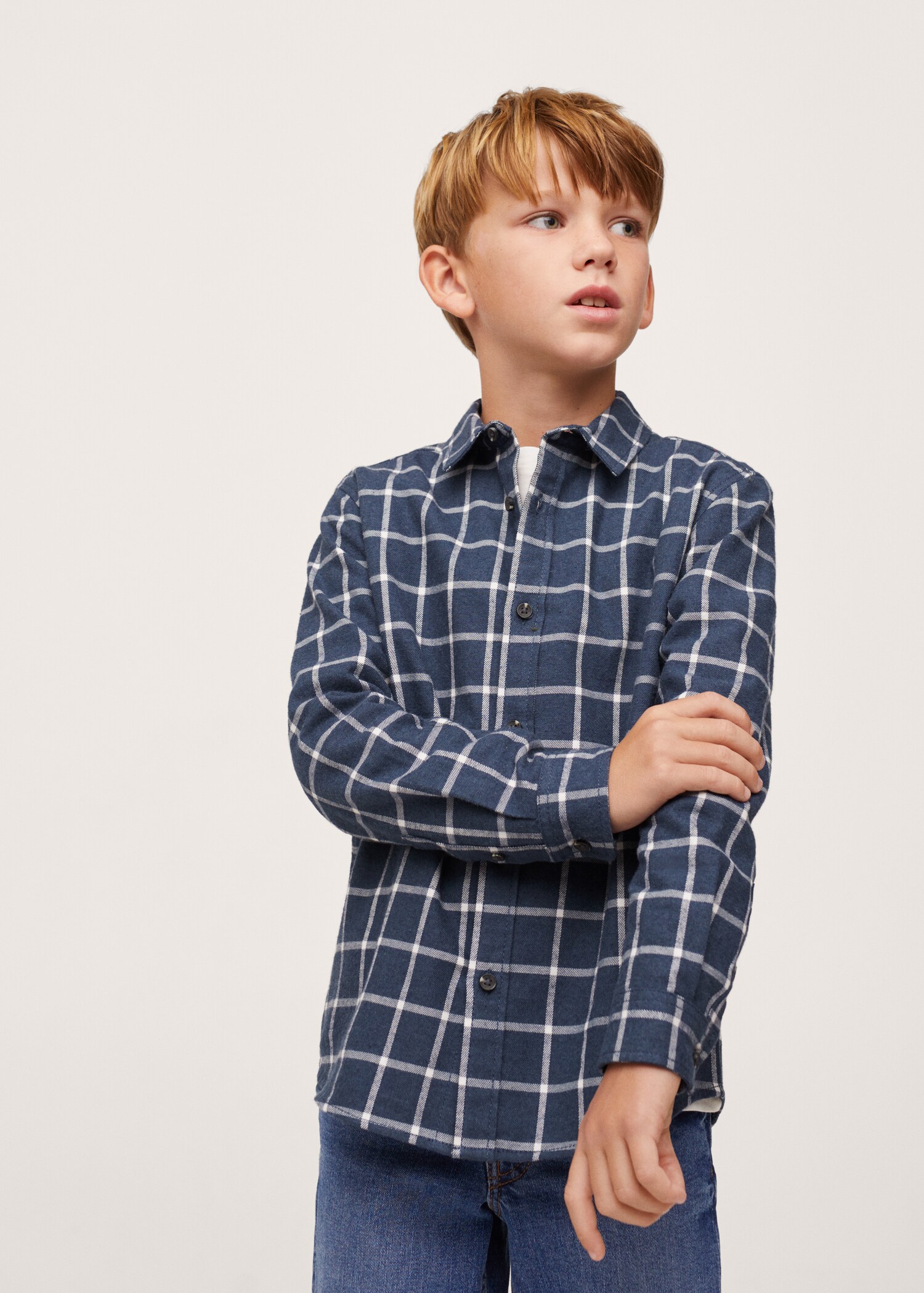 Camisa algodón cuadros - Detalle del artículo 1