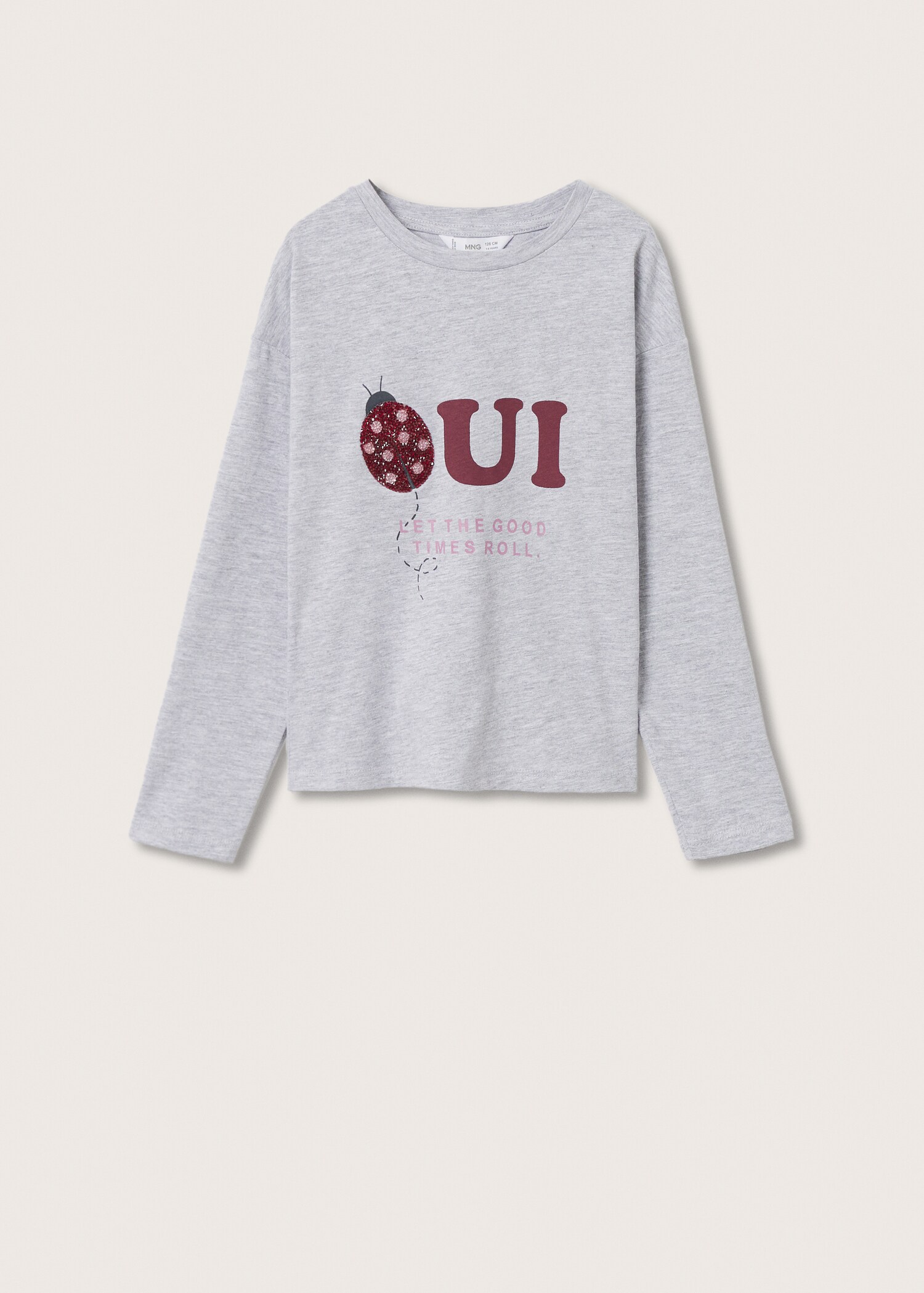 Camiseta manga larga mensaje - Artículo sin modelo