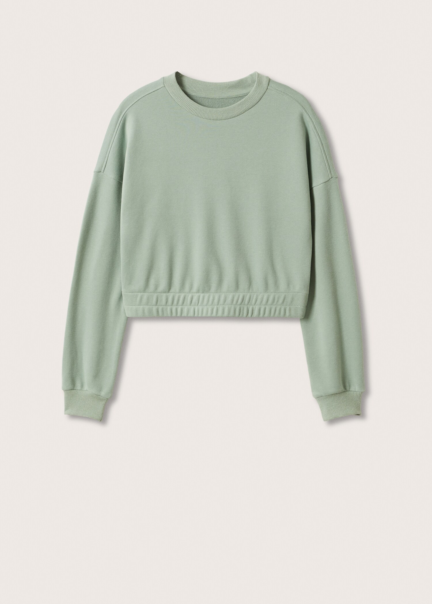 Oversize  crop sweatshirt - Article without model
