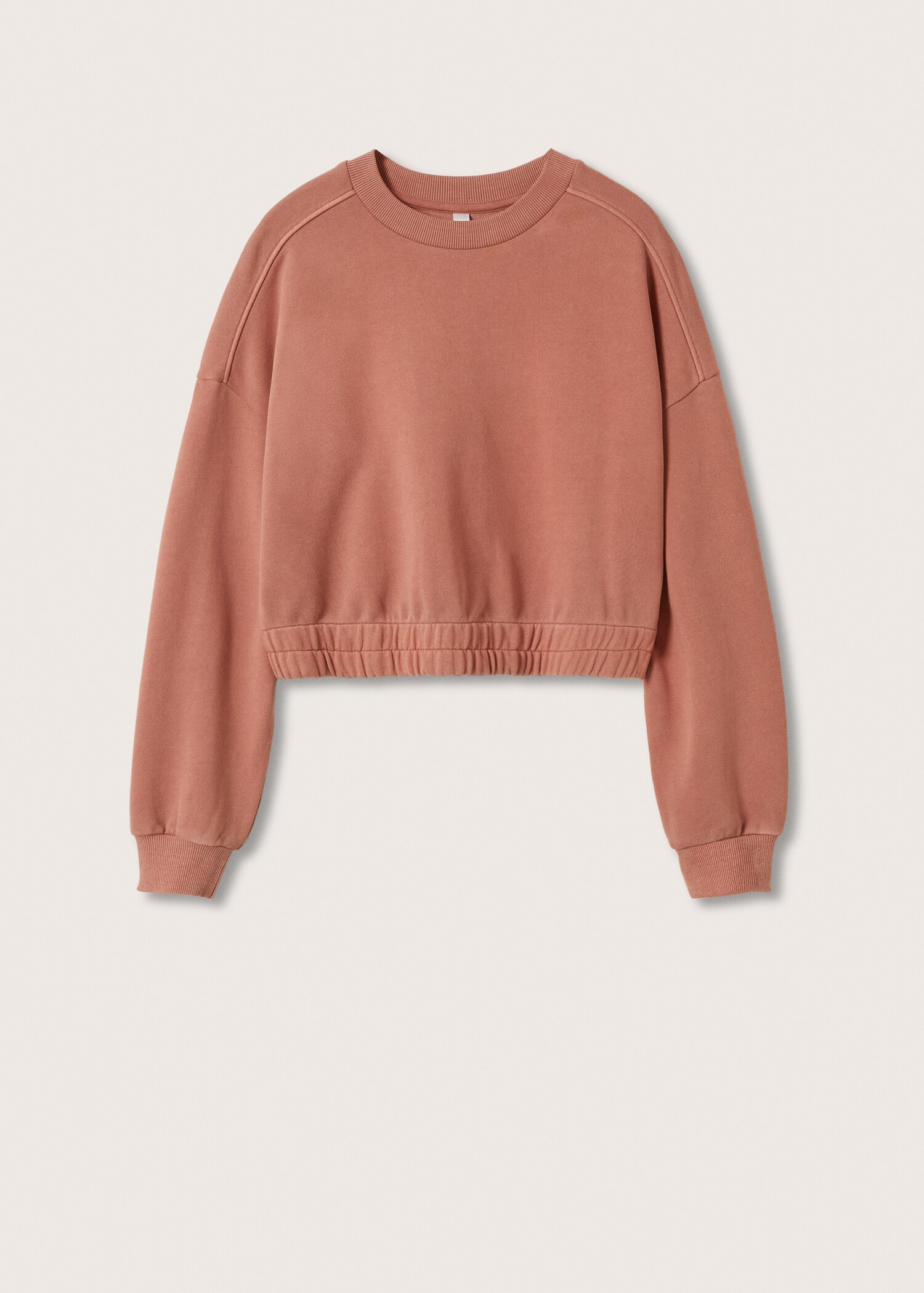 Oversize  crop sweatshirt - Article without model