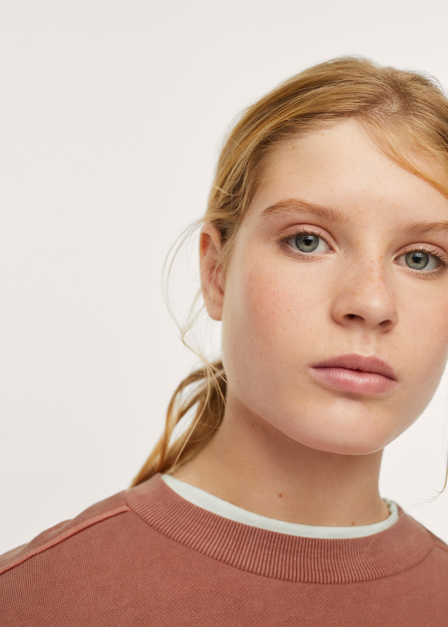 Oversize  crop sweatshirt - Details of the article 1