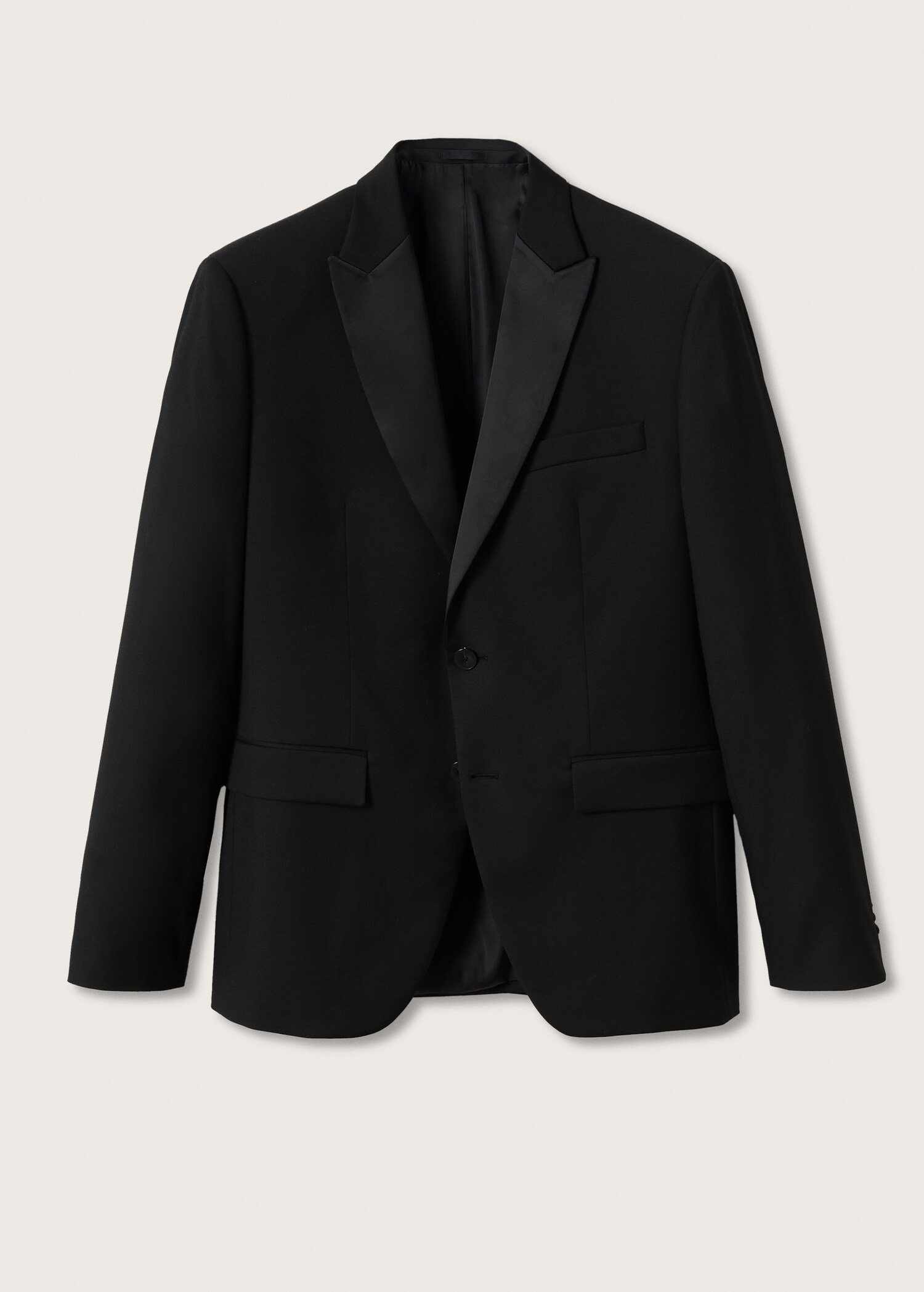 Dressjakke med blanke jakkeslag - Artikkel uten modell