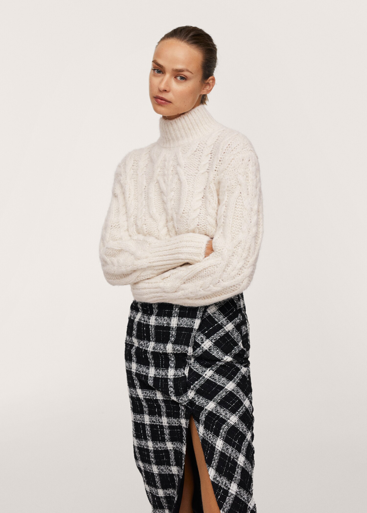 Jersey punto crop - Plano medio