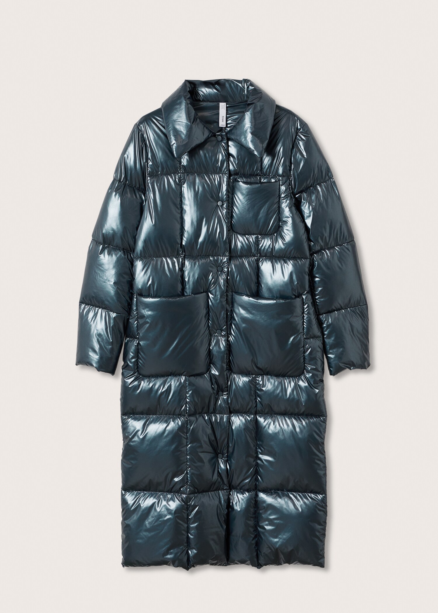 Prošívaný metalizovaný anorak - Zboží bez modelu