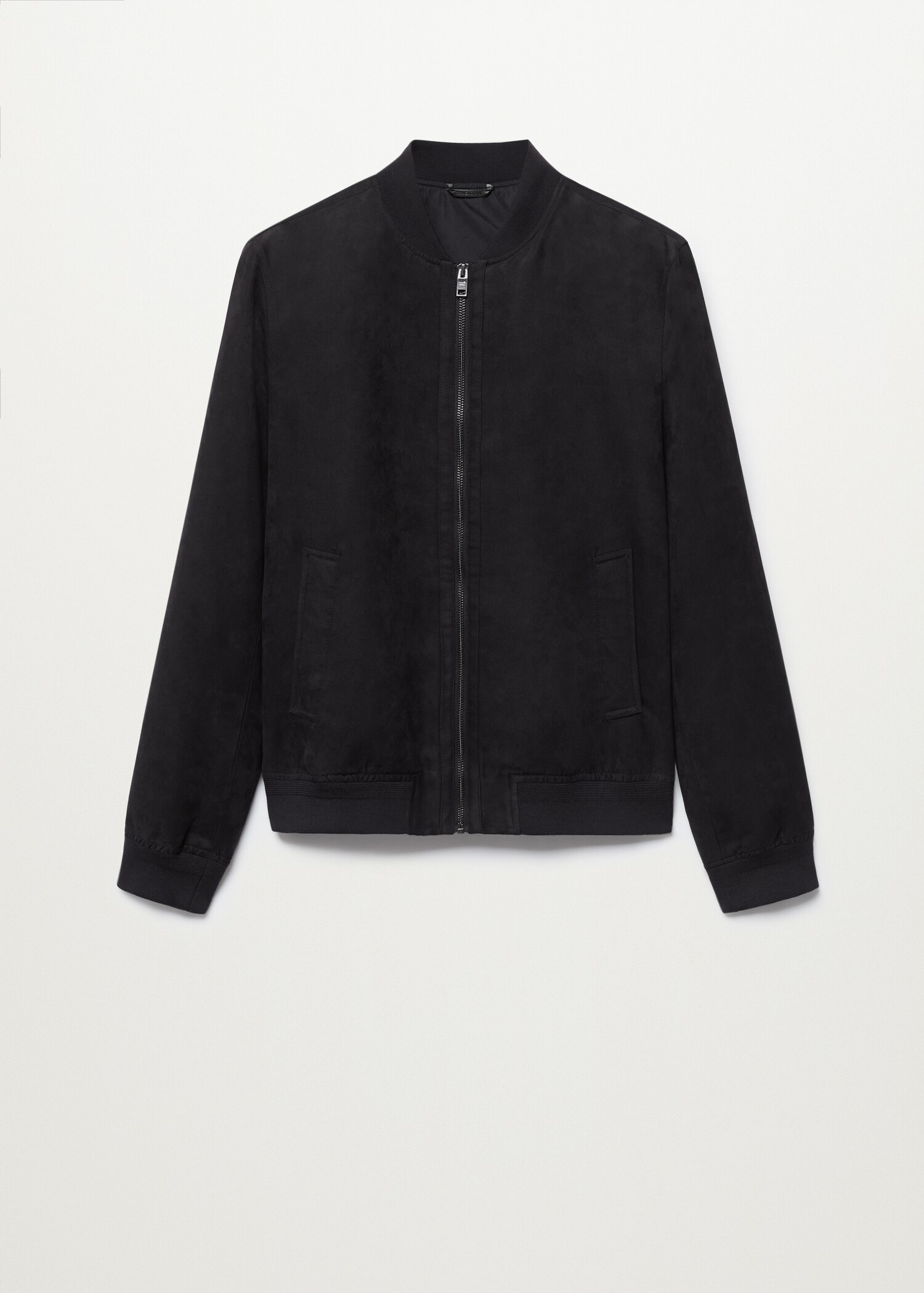 Bunda bomber z imitace semiše - Zboží bez modelu