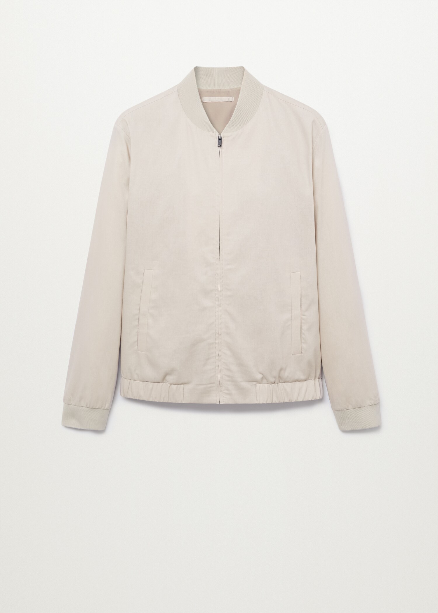 Bunda bomber len a tencel - Zboží bez modelu