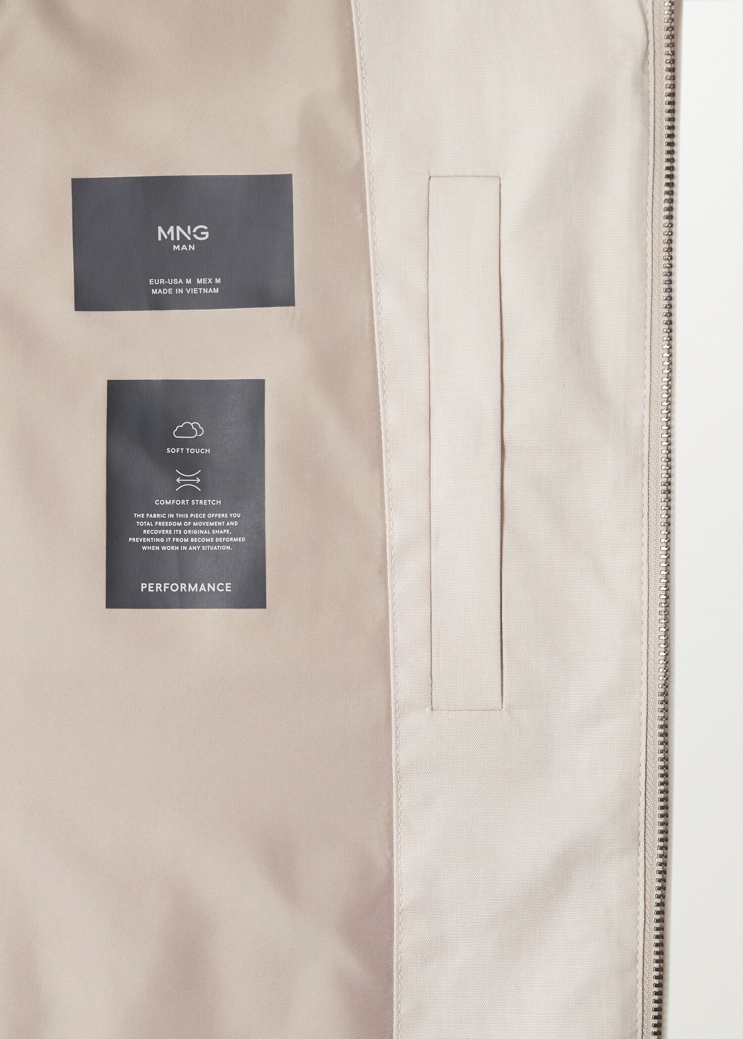 Bunda bomber len a tencel - Detail zboží 8