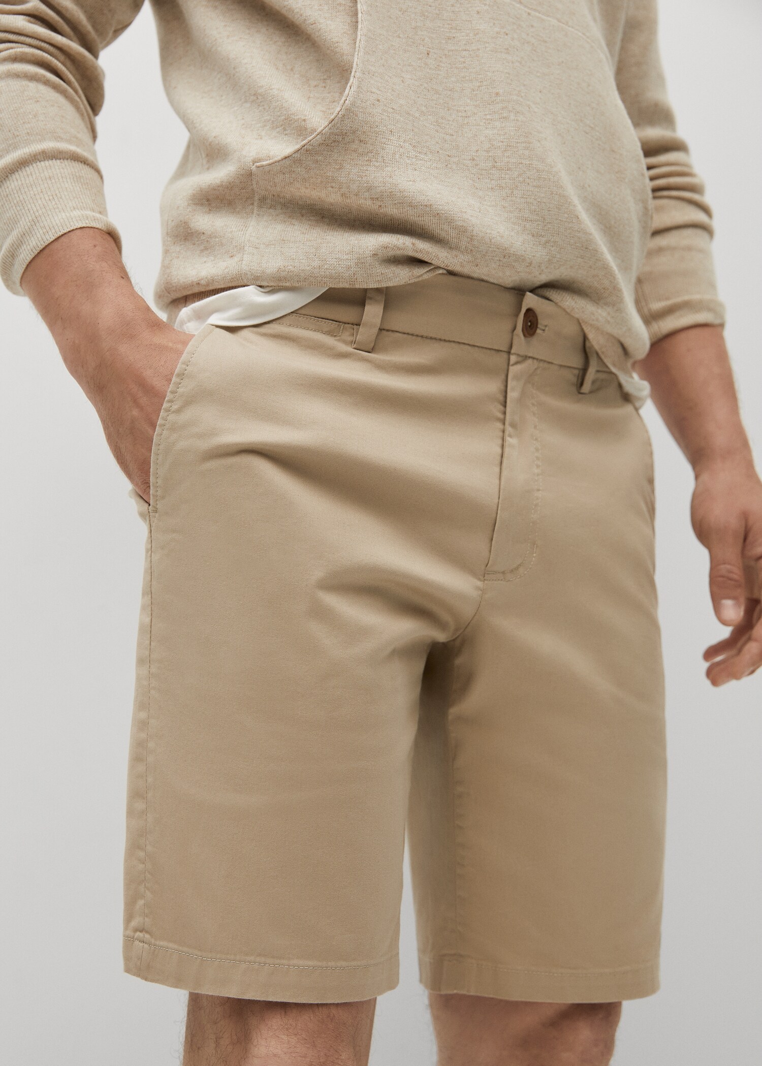 Bermudas slim fit chino algodón - Detalle del artículo 1