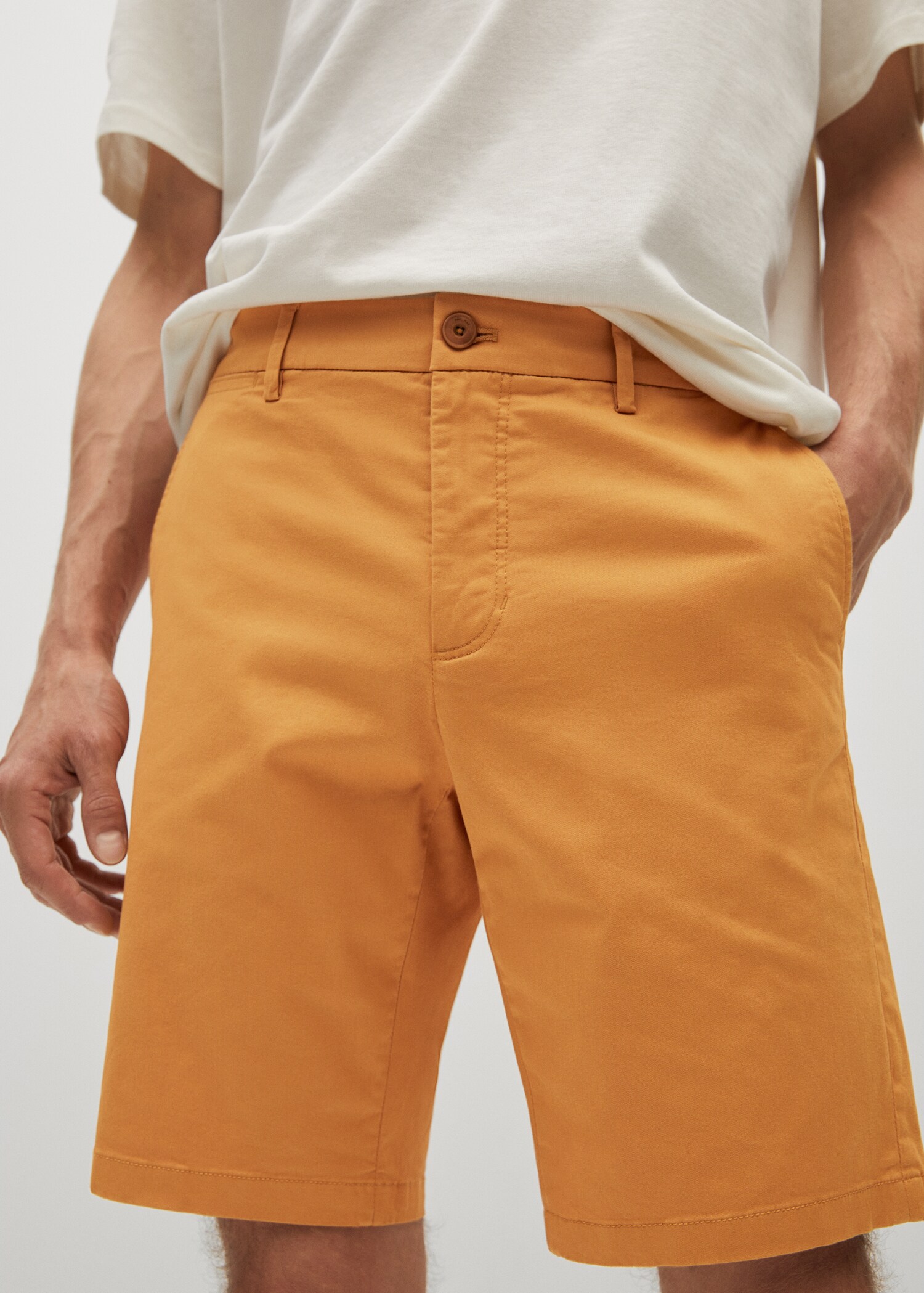 Bermudas slim fit chino algodón - Detalle del artículo 1