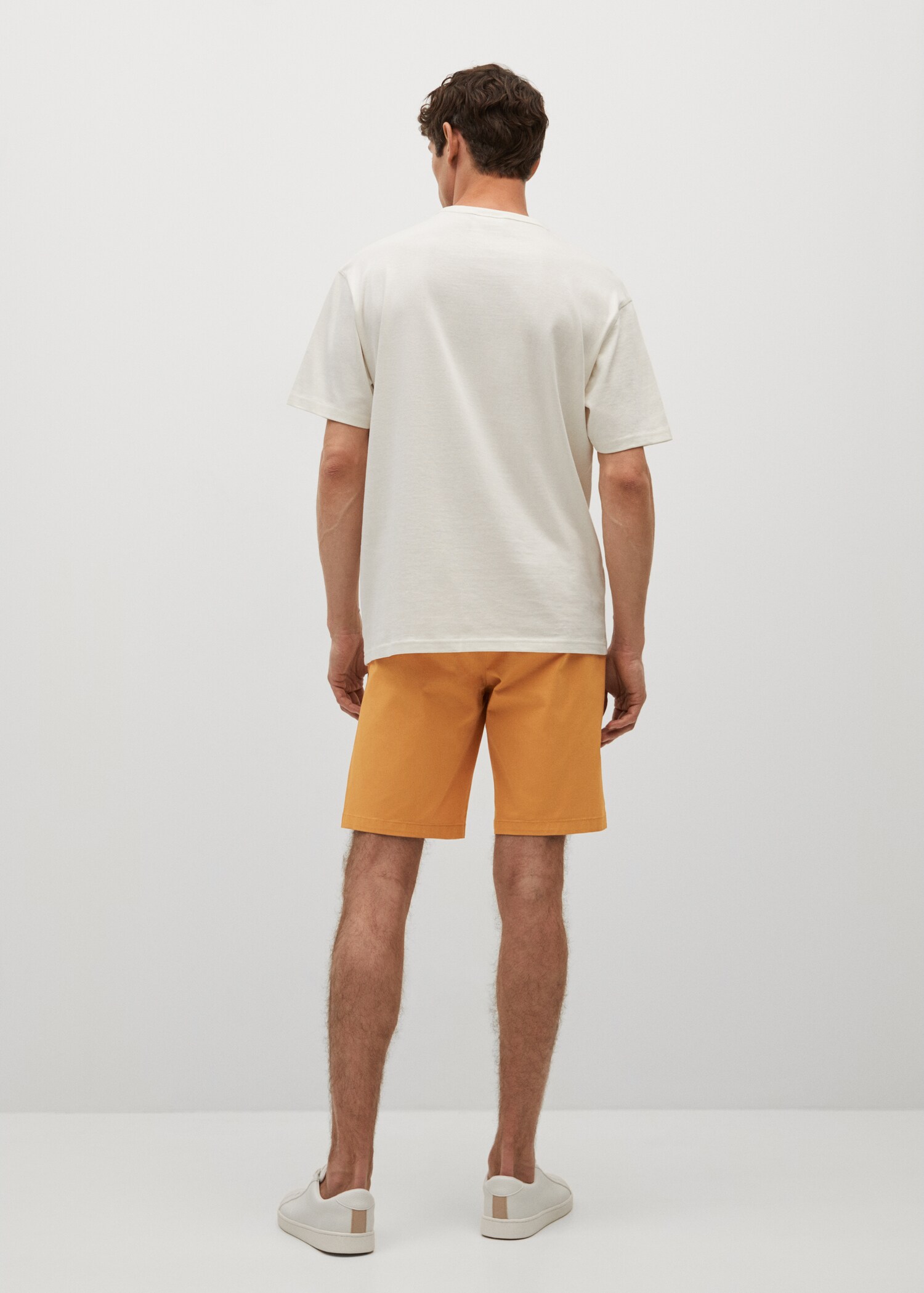 Bermudas slim fit chino algodón - Reverso del artículo