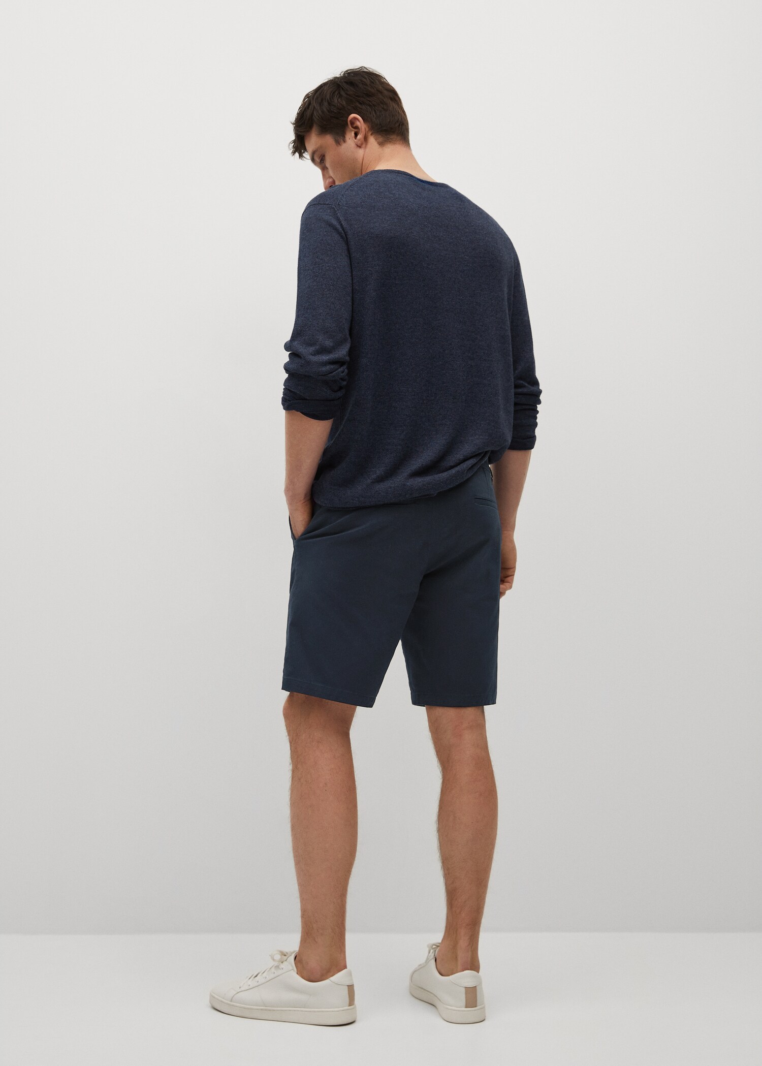 Bermudas slim fit chino algodón - Reverso del artículo