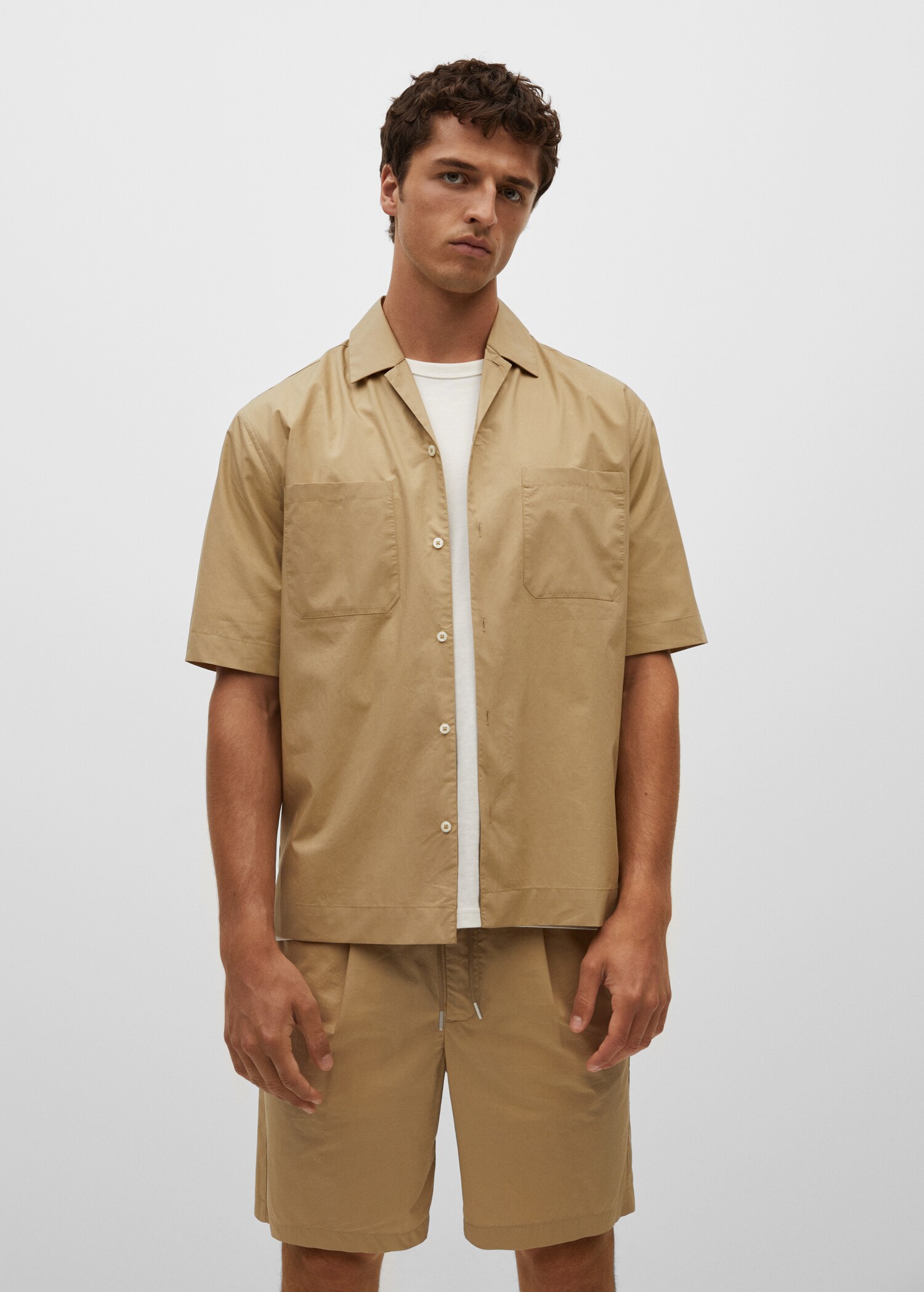 Bermudas jogger algodón - Plano medio