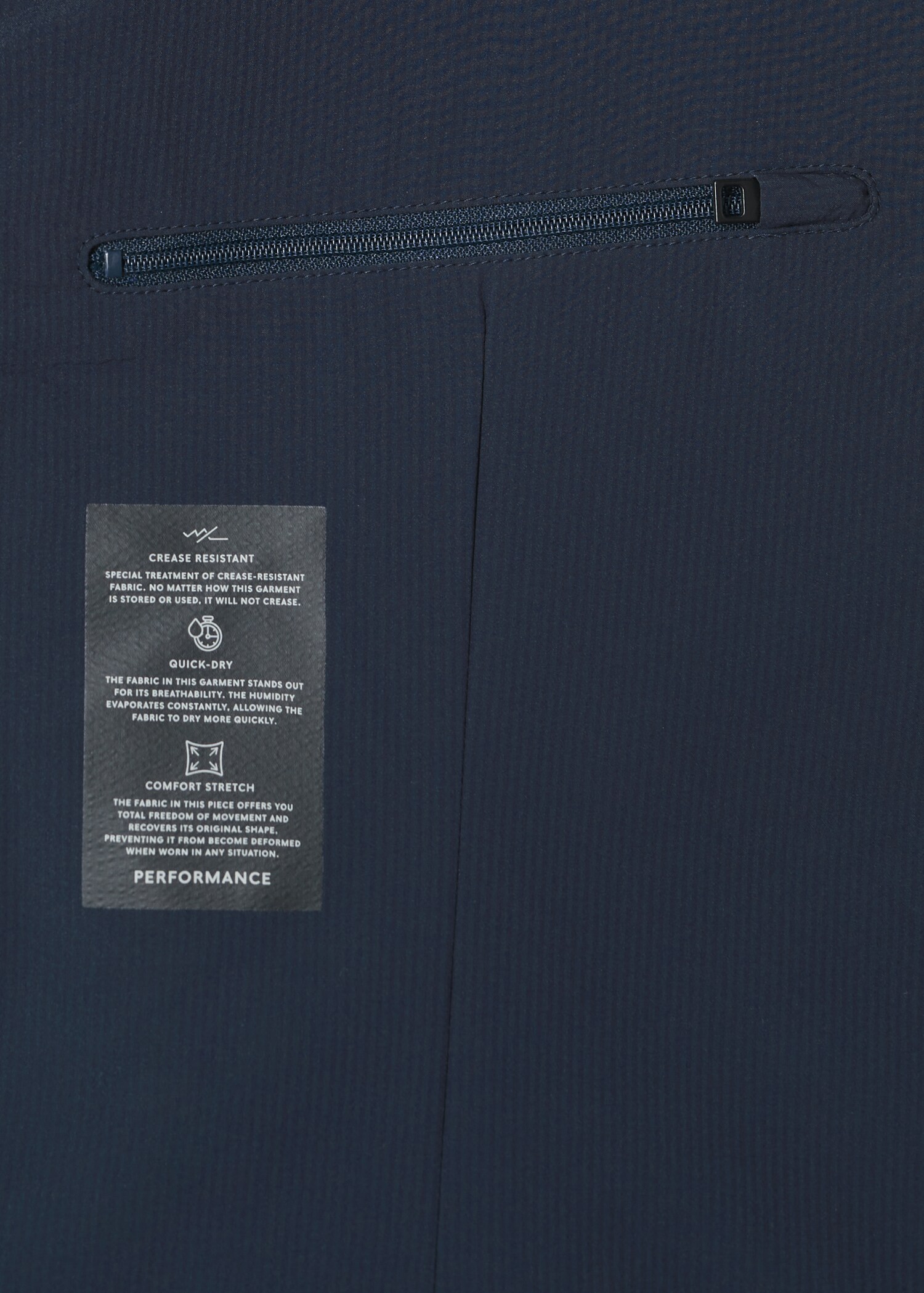 Slim-fit seersucker stretch suit jacket - Details of the article 7