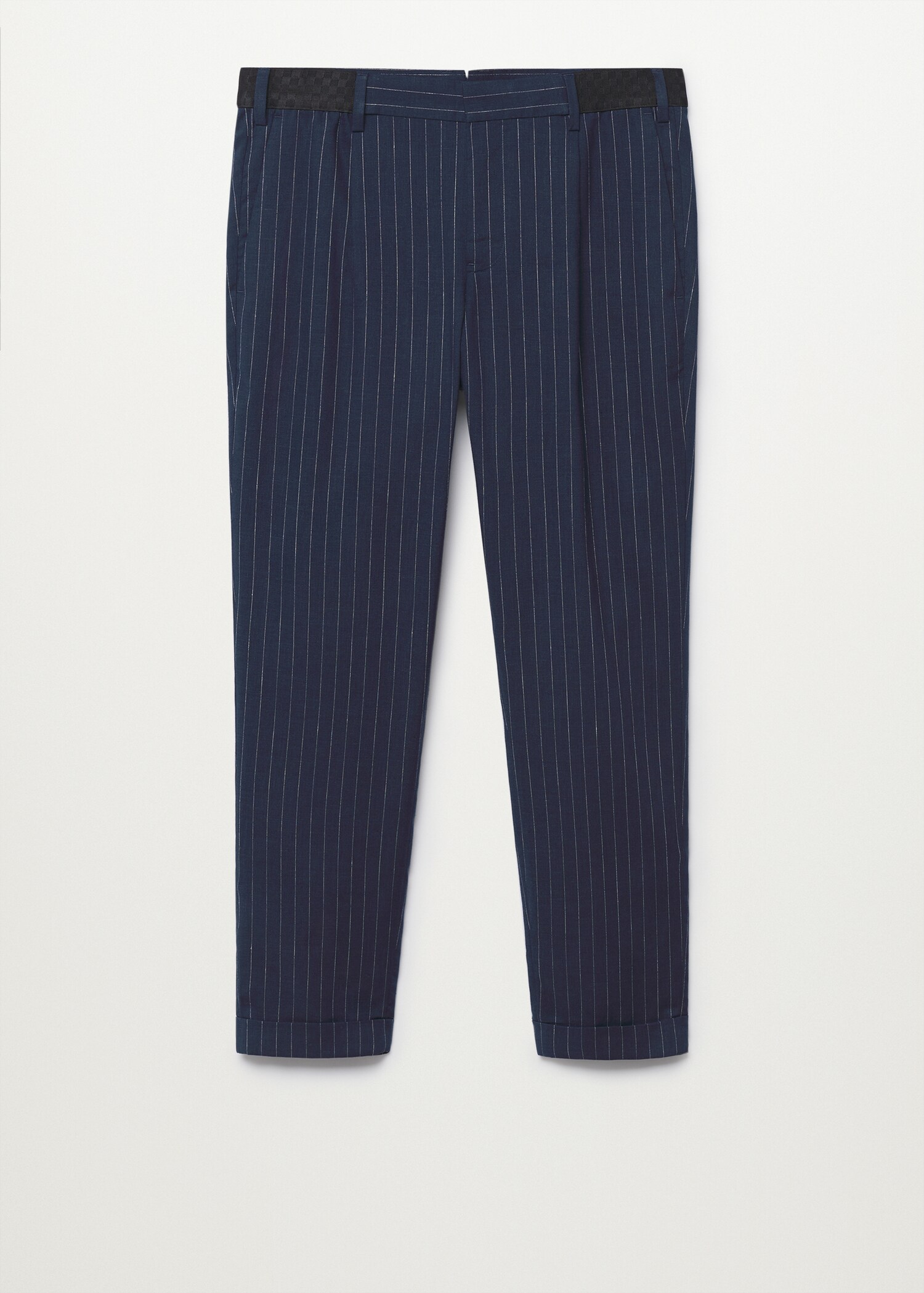 Pantalón lino slim fit rayas - Artículo sin modelo