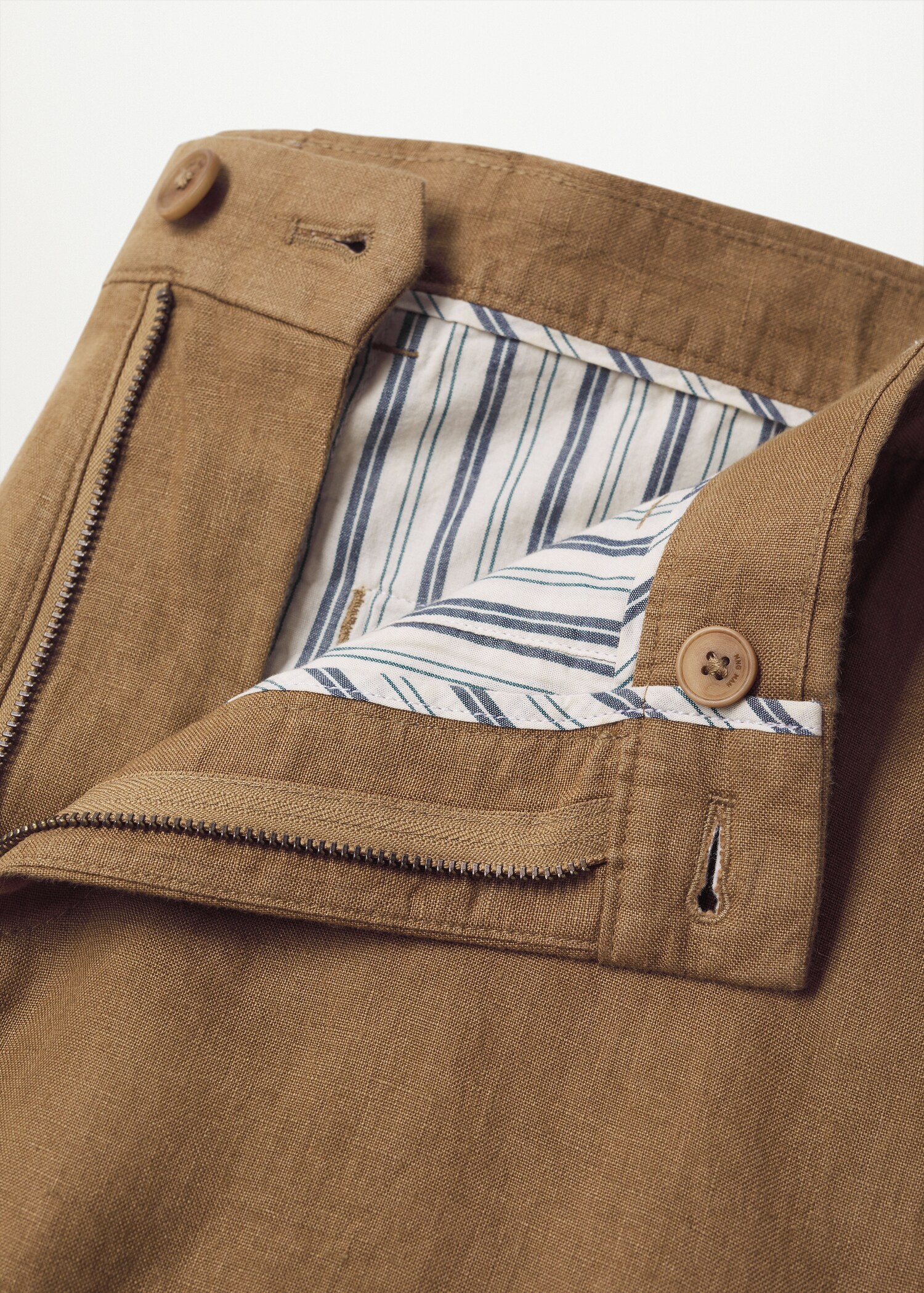 100% linen shorts - Details of the article 7