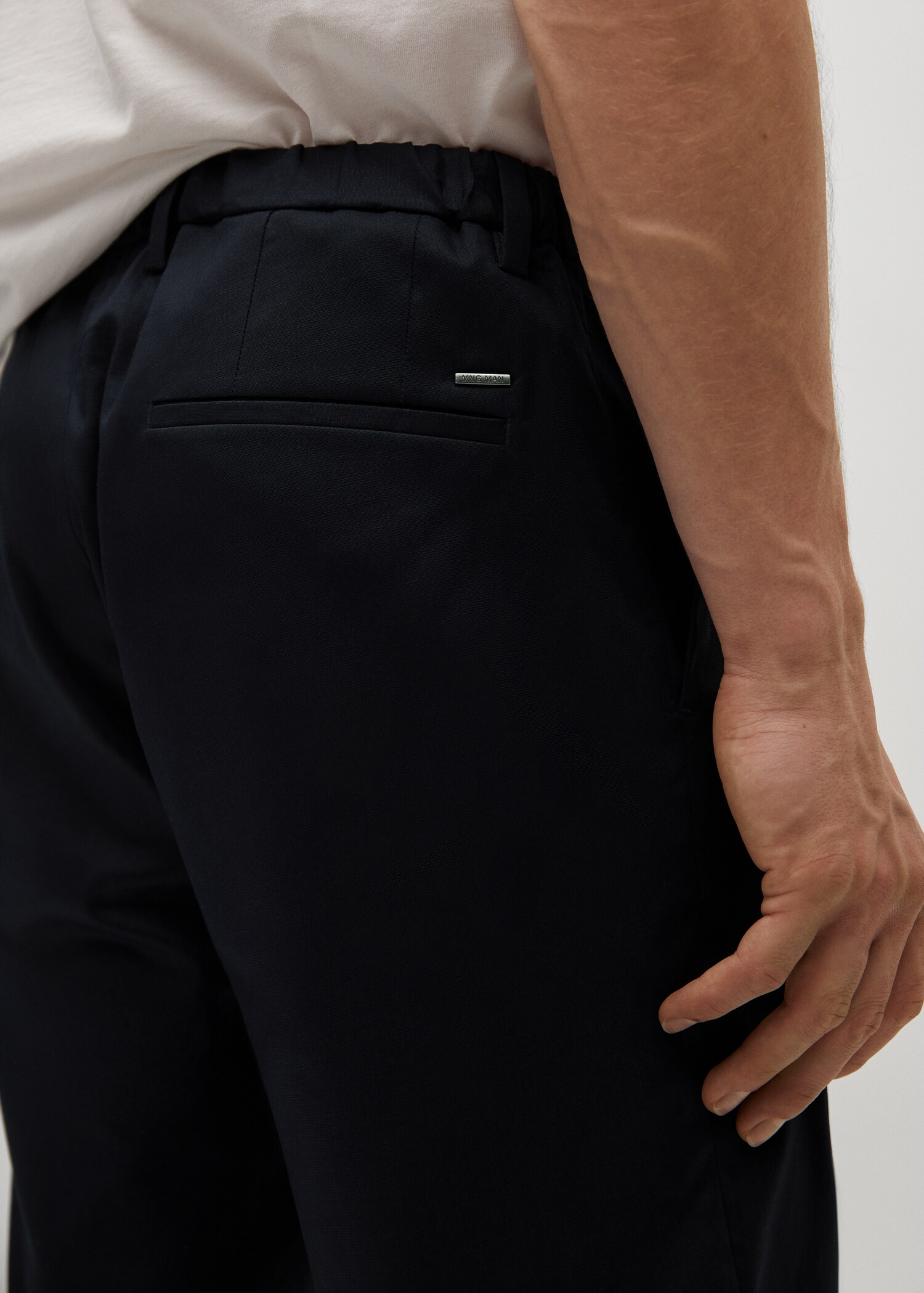 Linen lyocell chino shorts - Details of the article 2