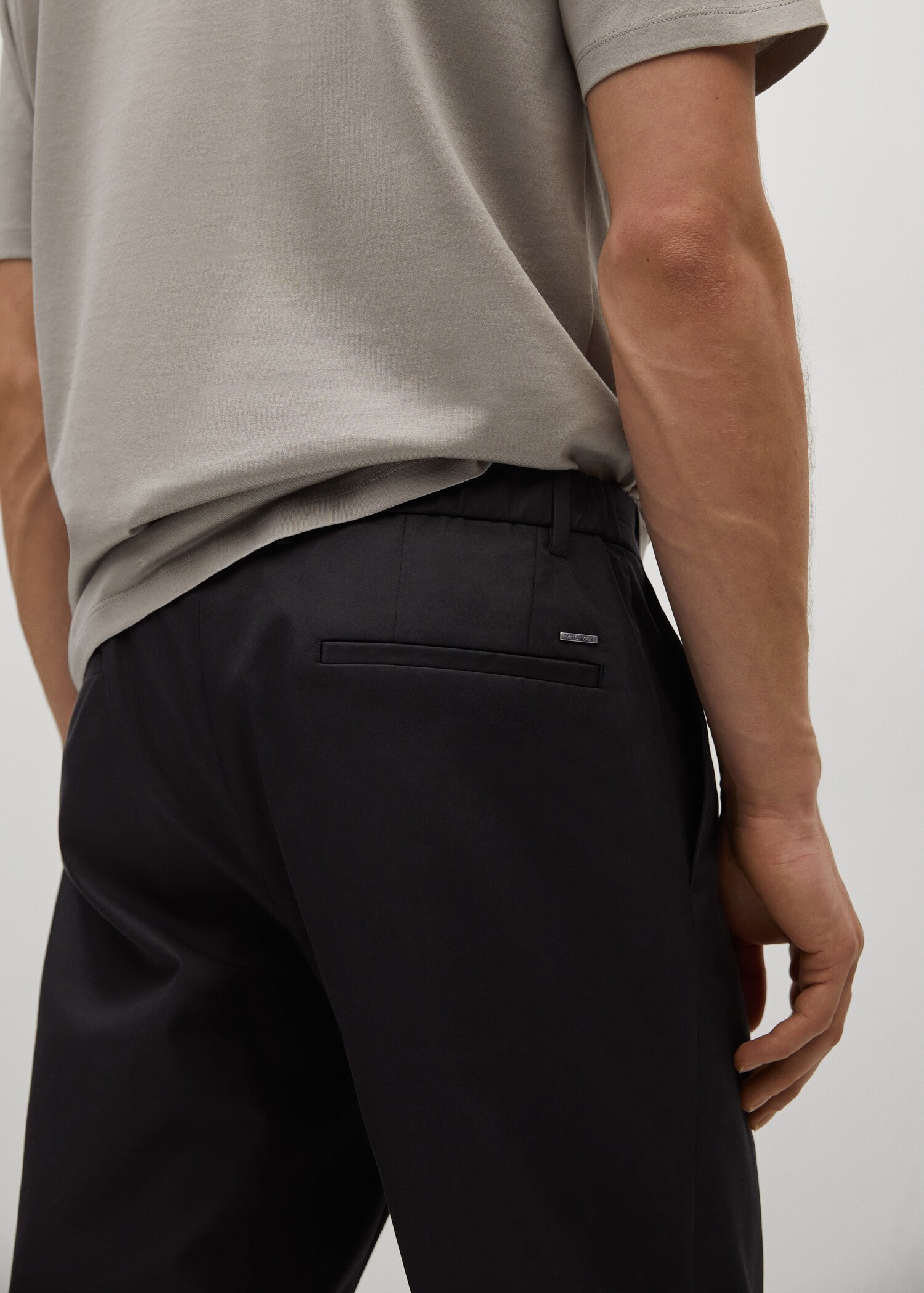 Kalhoty chino slim fit crop - Detail zboží 3