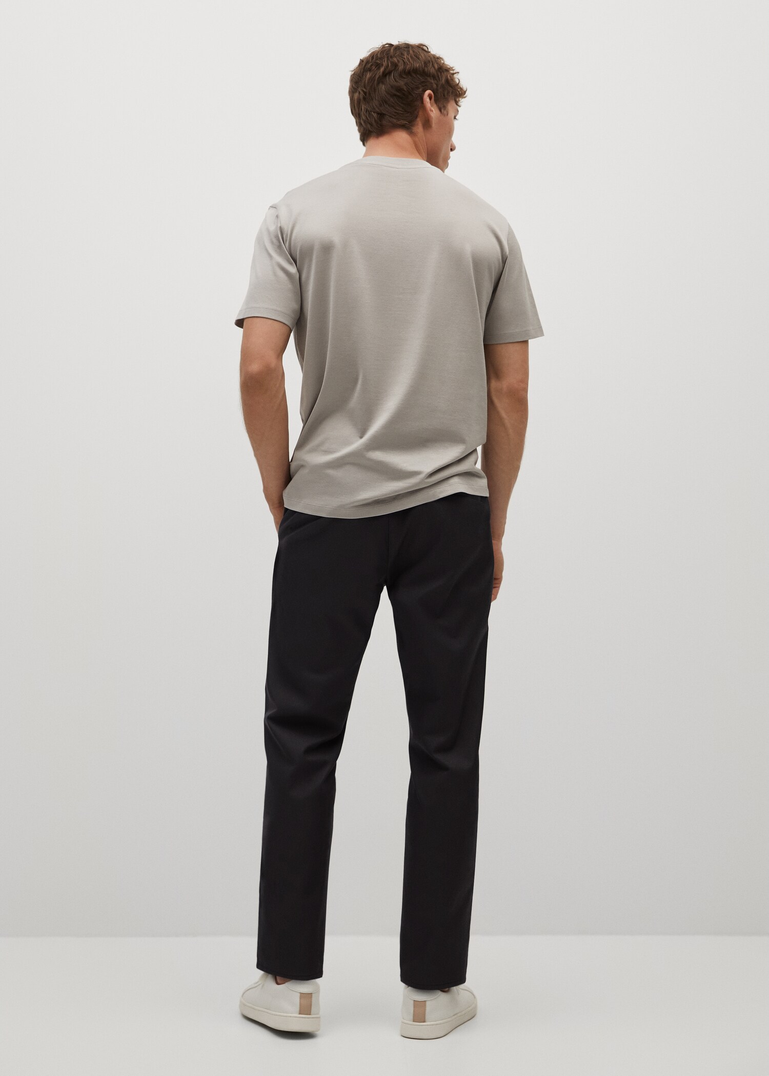 Kalhoty chino slim fit crop - Zadní strana zboží