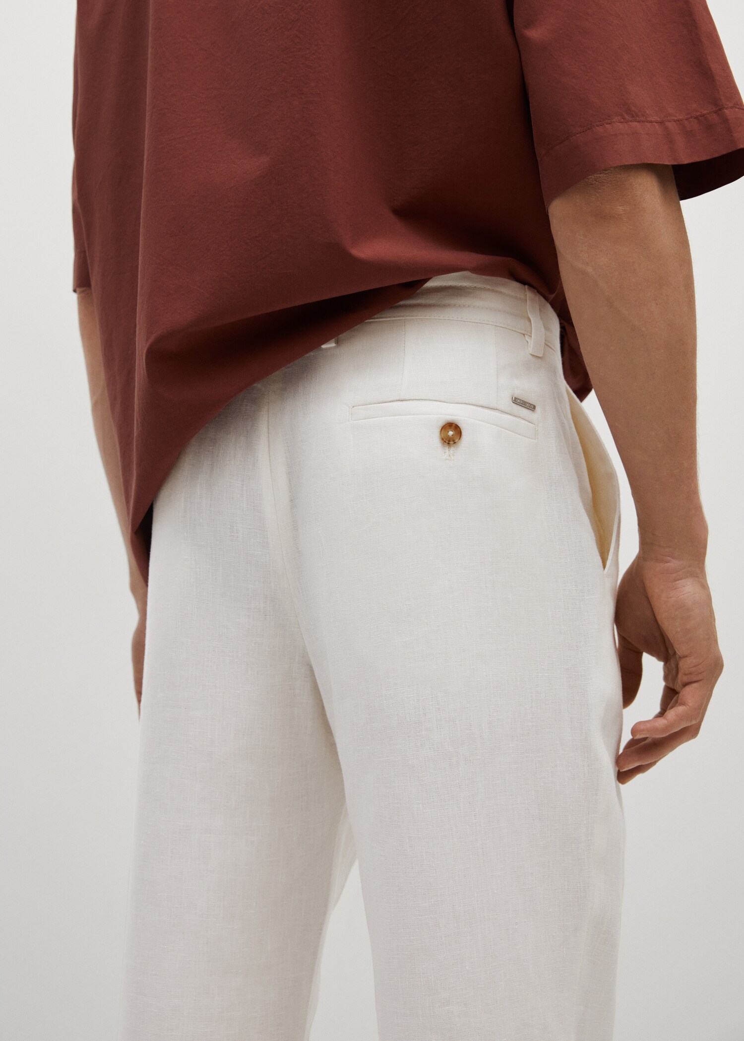 Pantalón relaxed lino  - Detalle del artículo 3