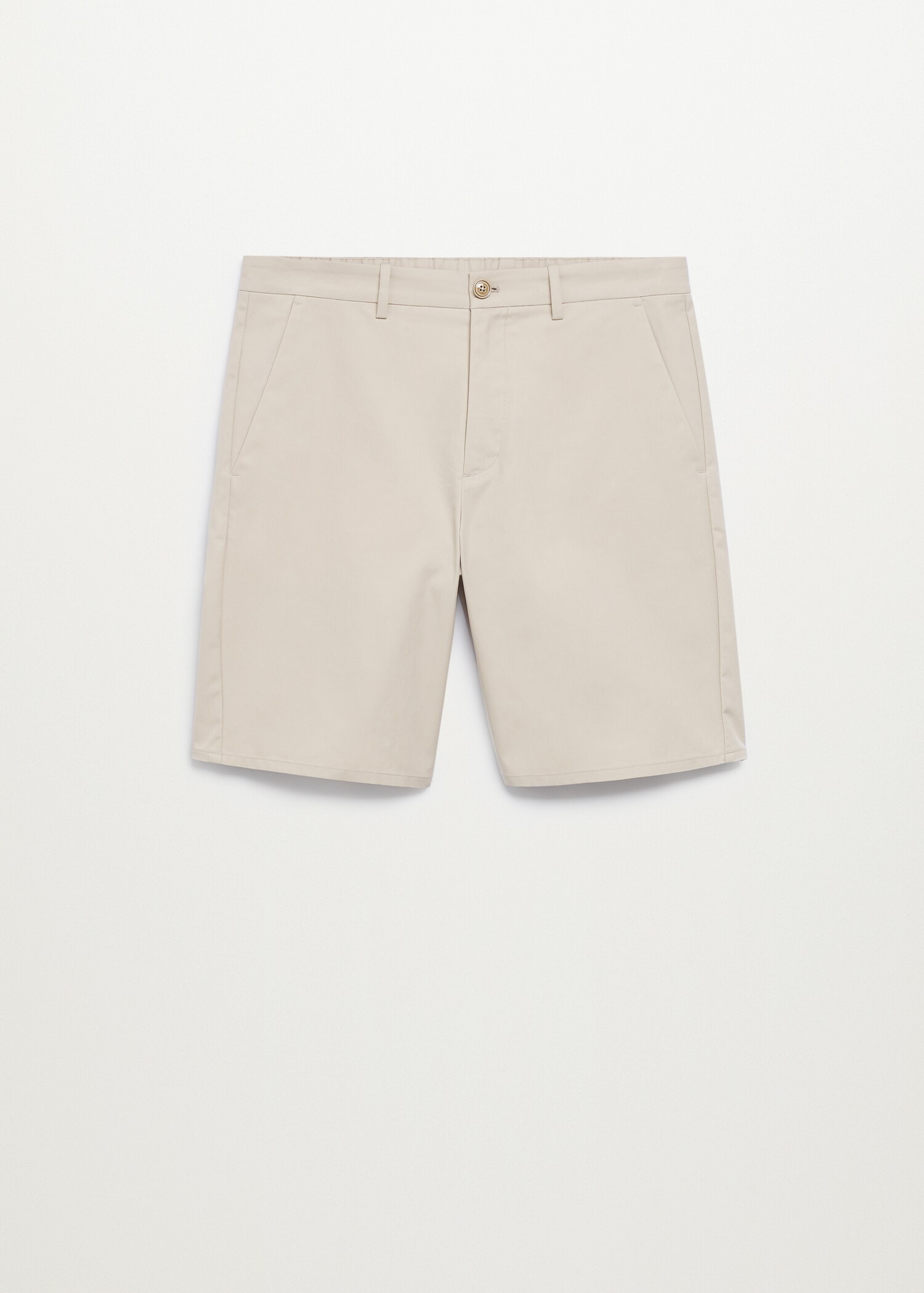 Bavlněné bermudy chino slim fit - Zboží bez modelu