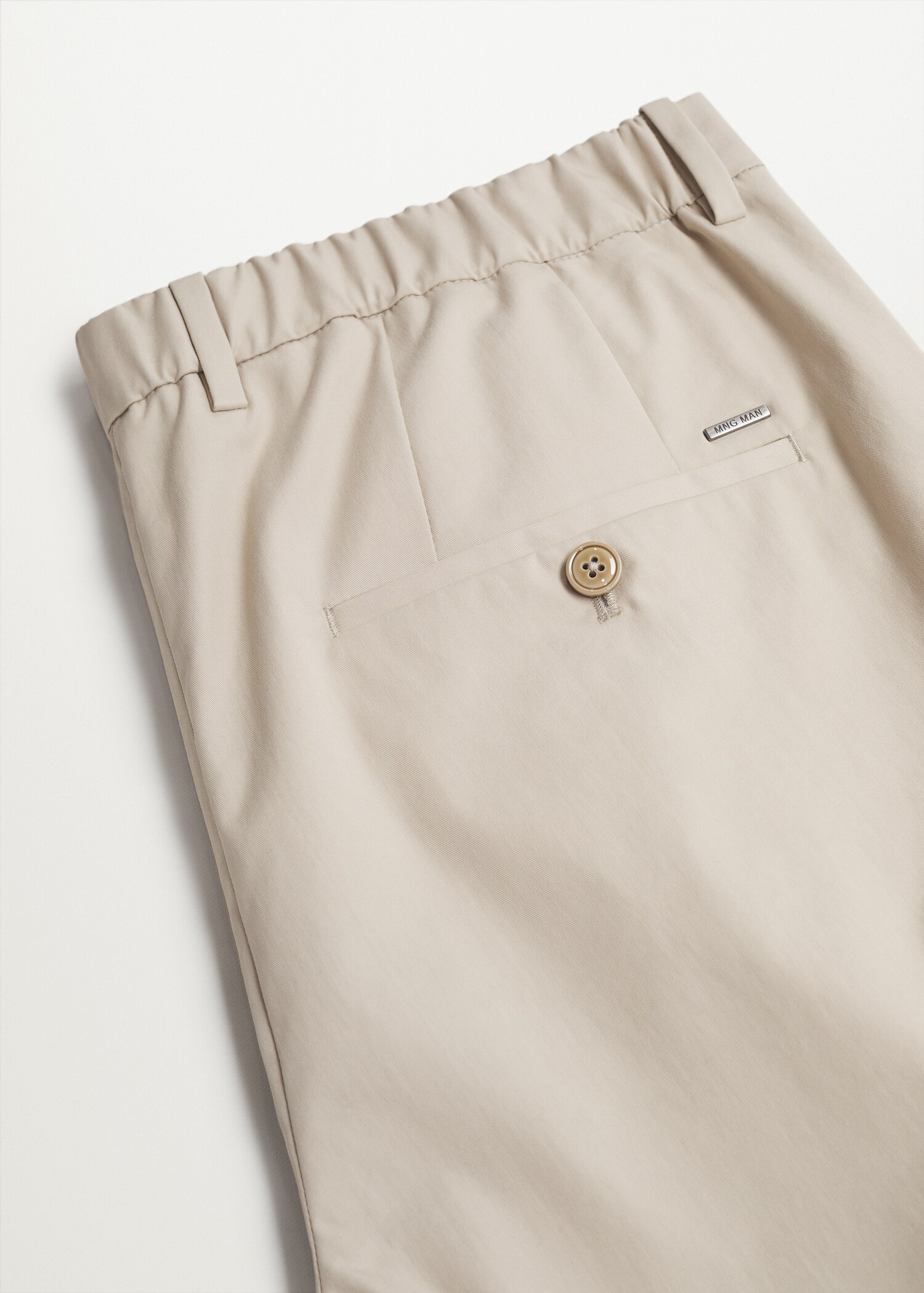 Bavlněné bermudy chino slim fit - Detail zboží 8