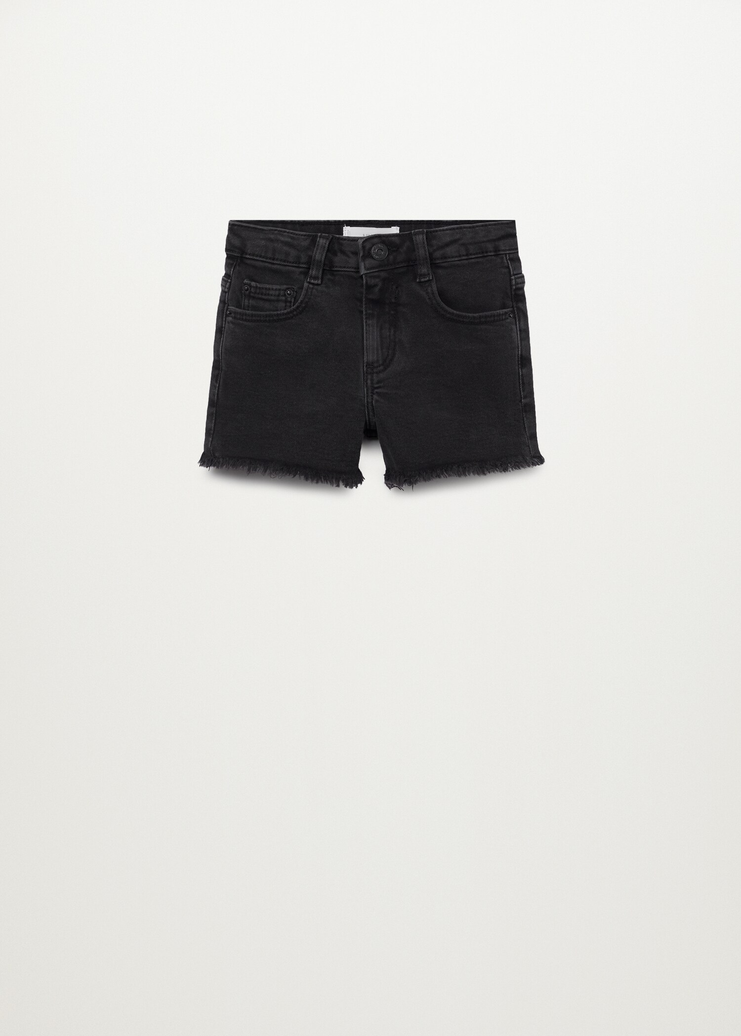 Short denim bajo deshilachado - Artículo sin modelo