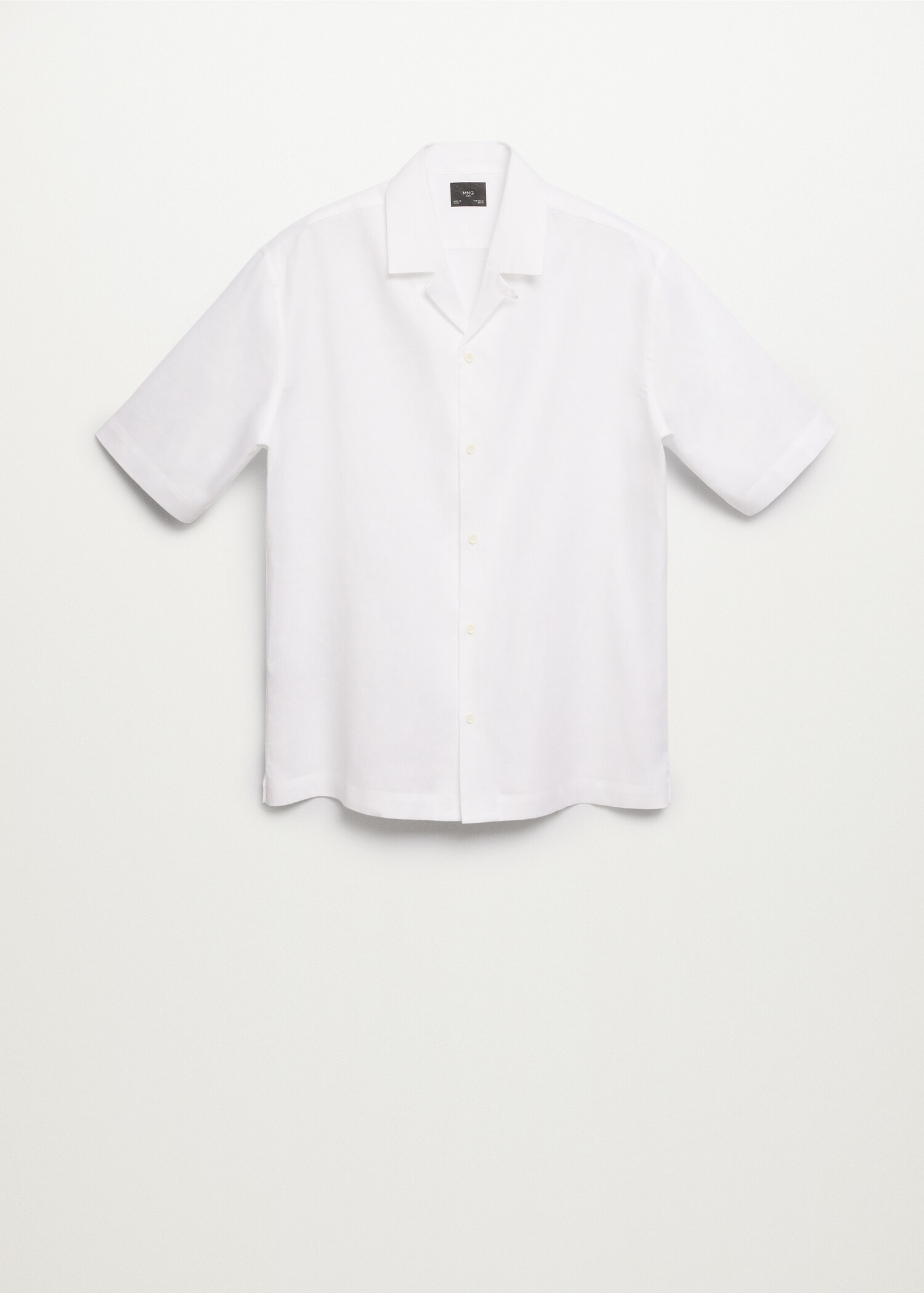 Breathable linen bowling shirt - Article without model