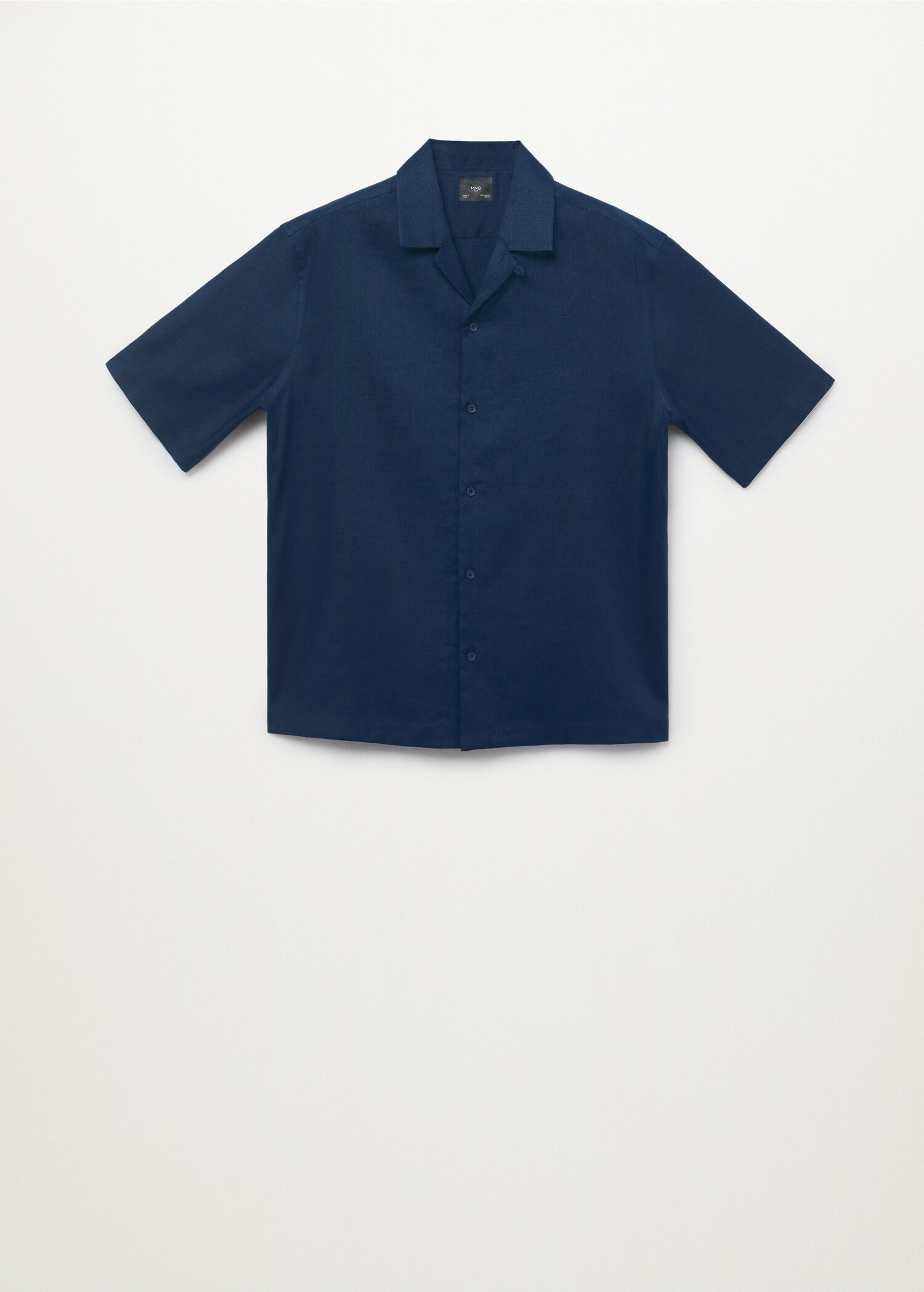 Breathable linen bowling shirt - Article without model