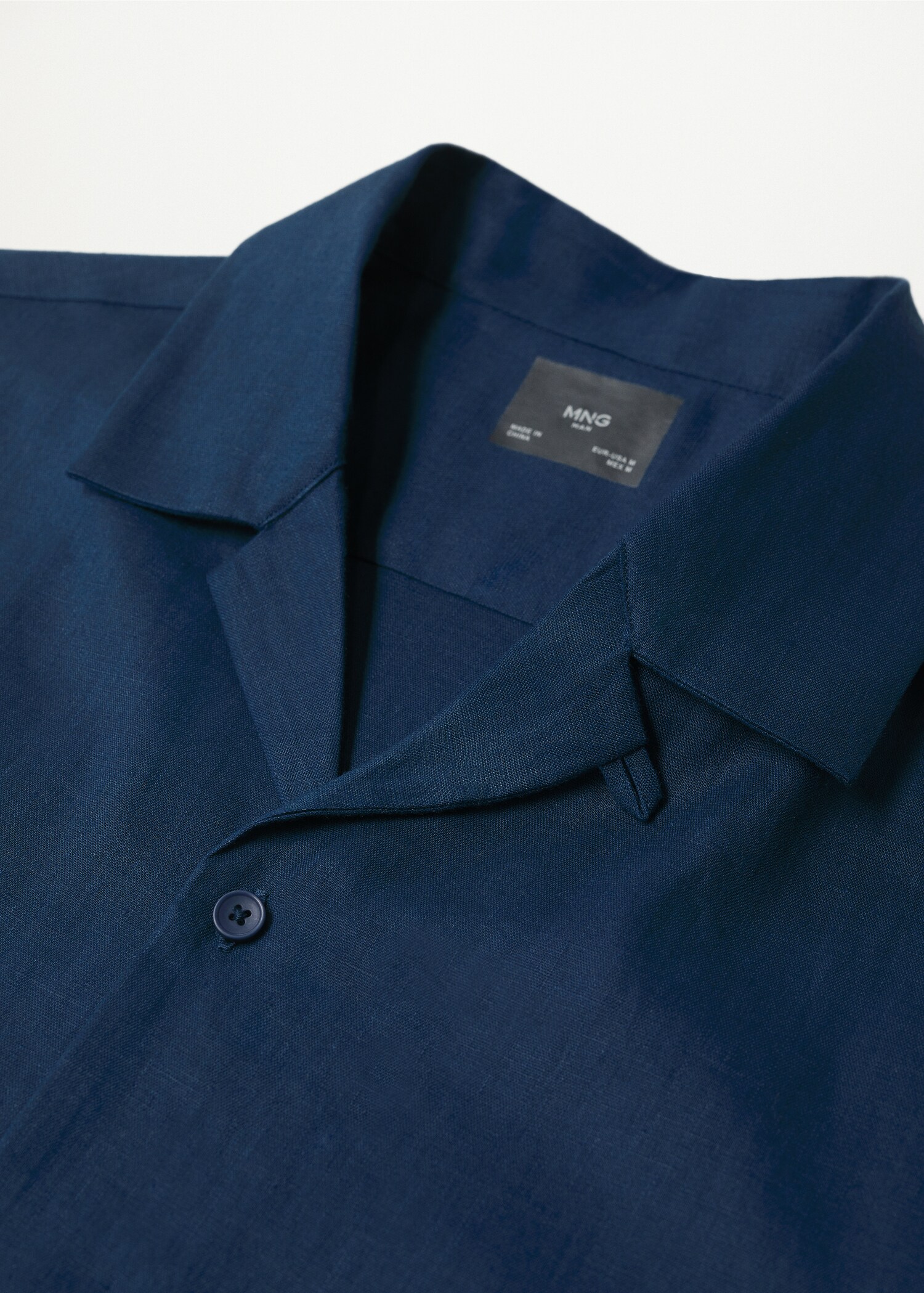 Breathable linen bowling shirt - Details of the article 8
