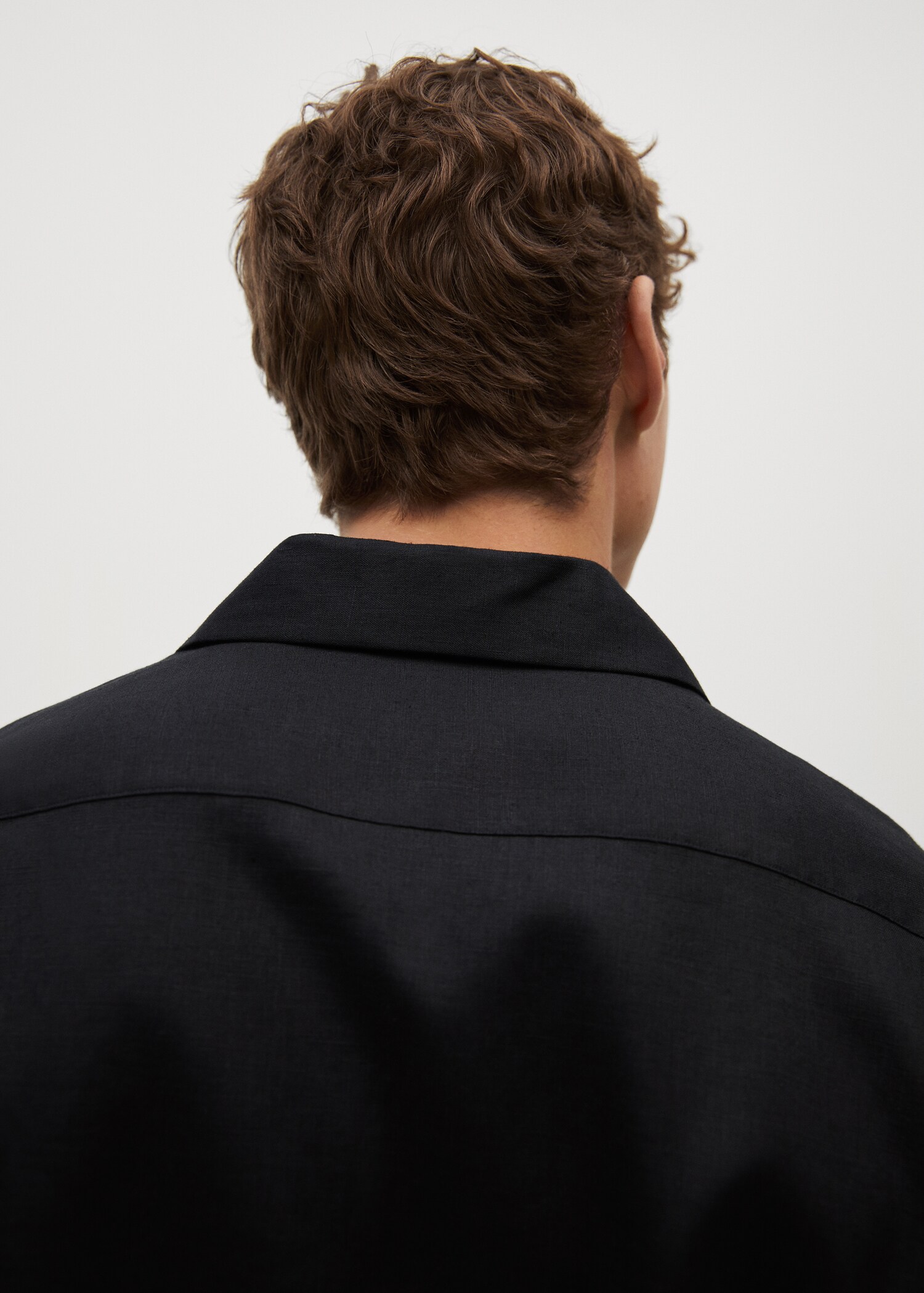 Breathable linen bowling shirt - Details of the article 3
