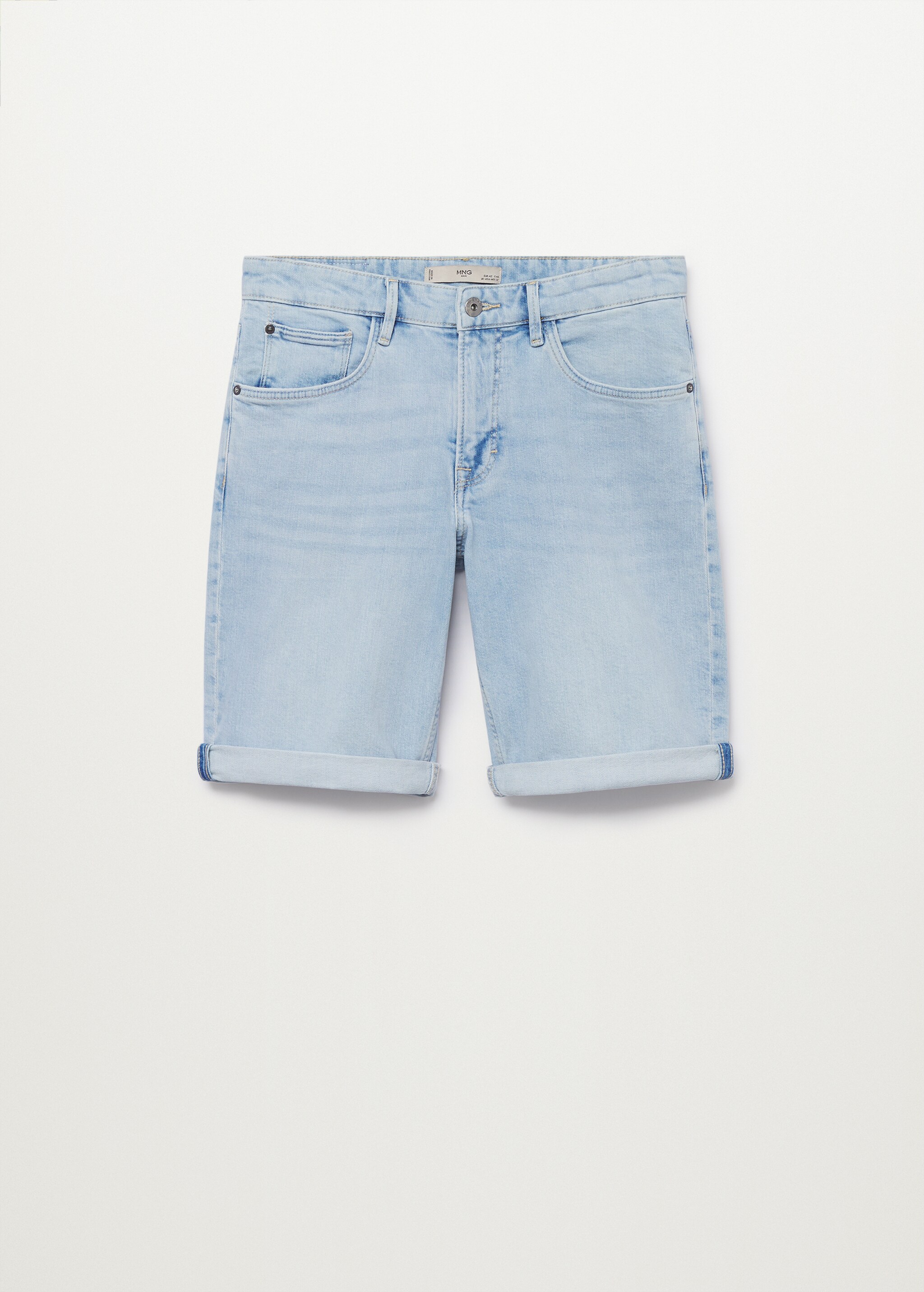 Jeans-Bermudashorts mit heller Waschung - Artikel ohne Model