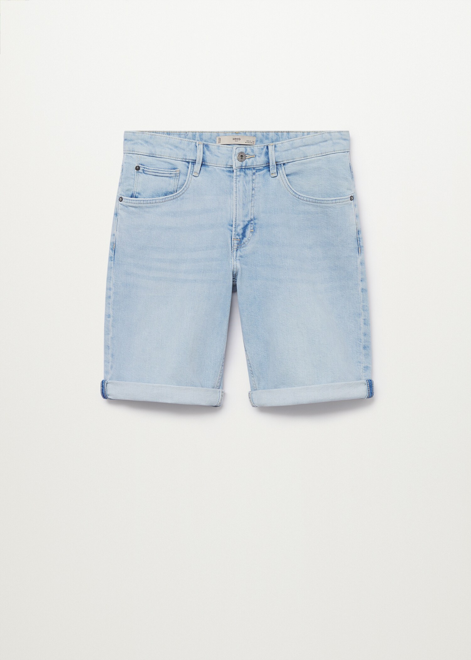 Bermudas vaqueras lavado claro - Artículo sin modelo
