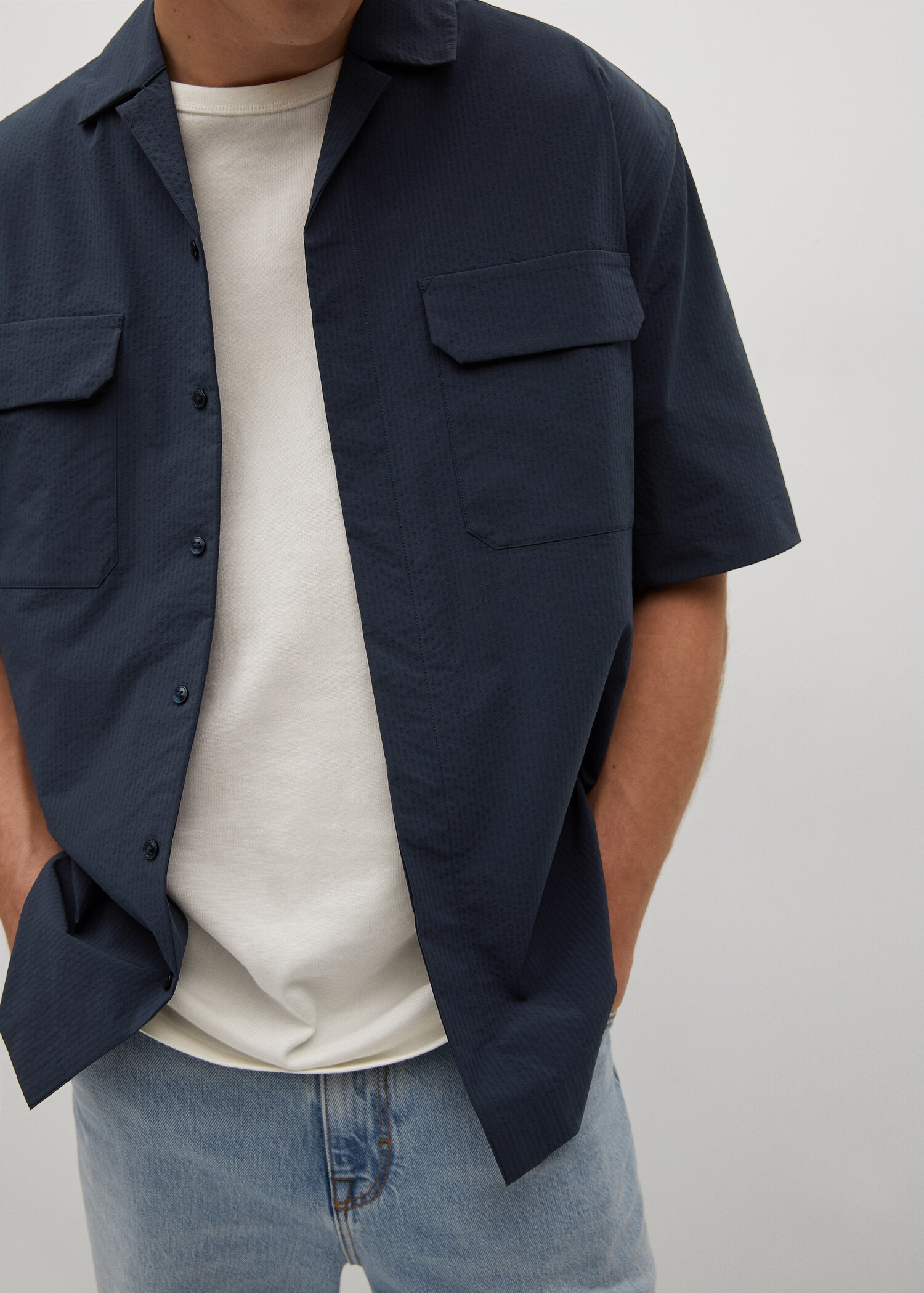 Košile regular fit seersucker - Detail zboží 2