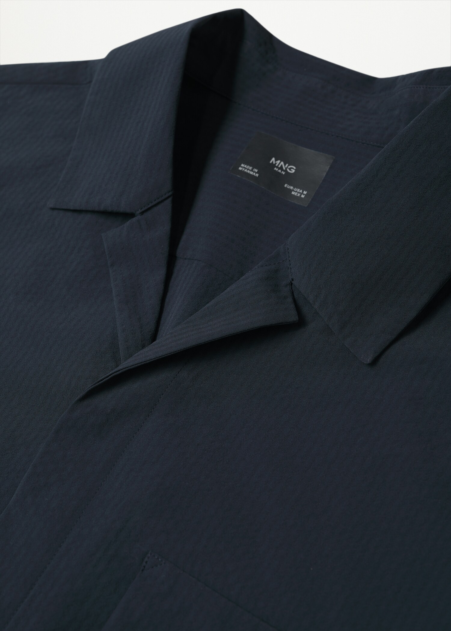 Košile regular fit seersucker - Detail zboží 8