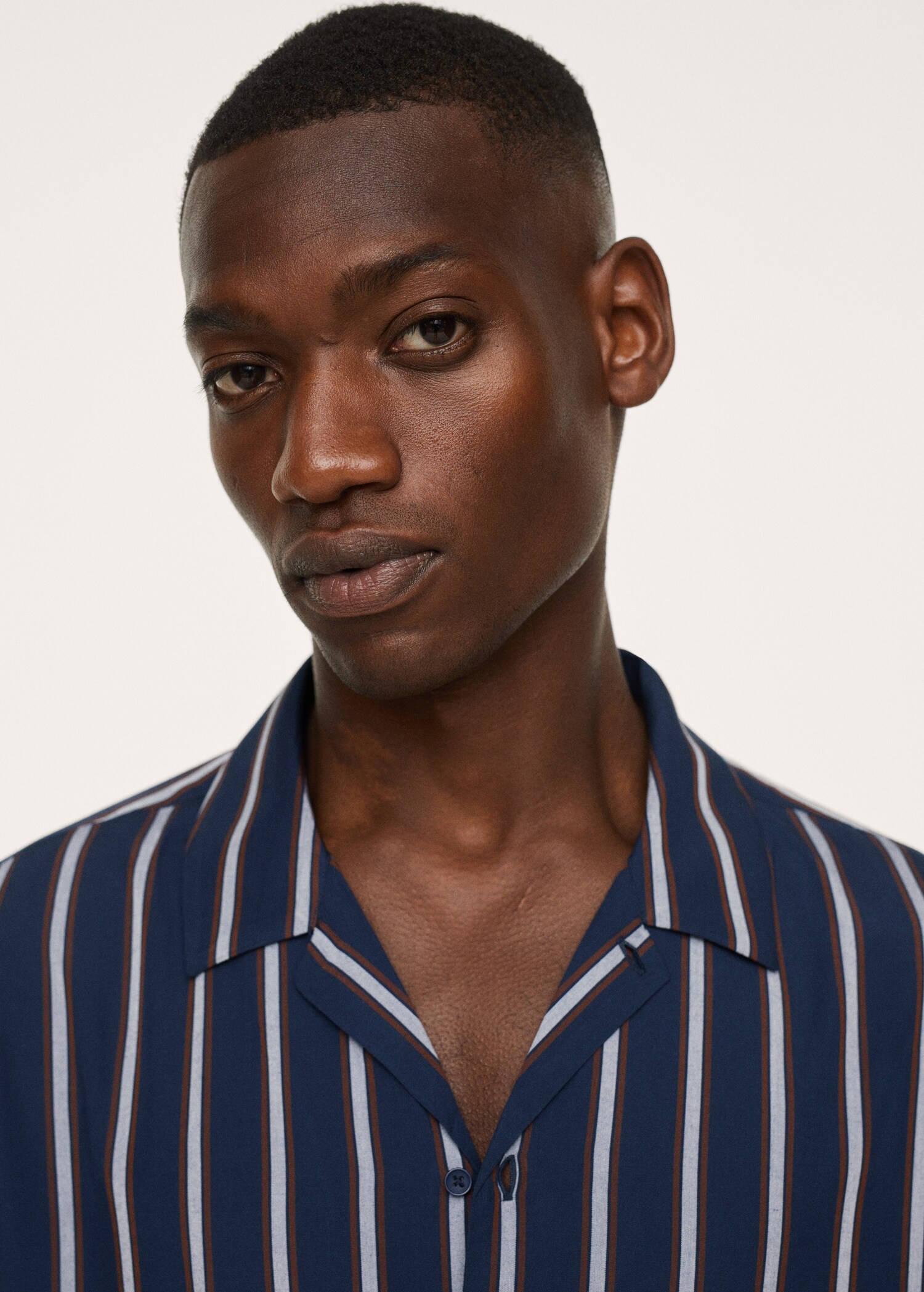 Striped bowling fluid shirt - Details of the article 2