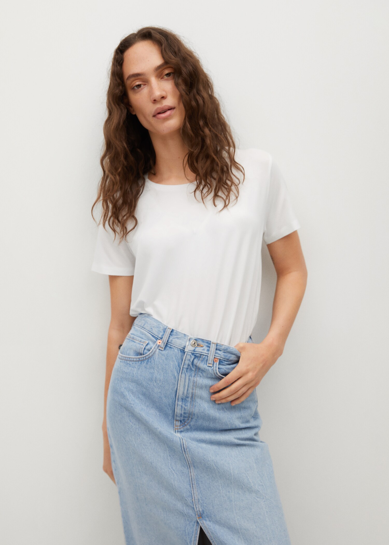 Basic T-shirt - Medium plane