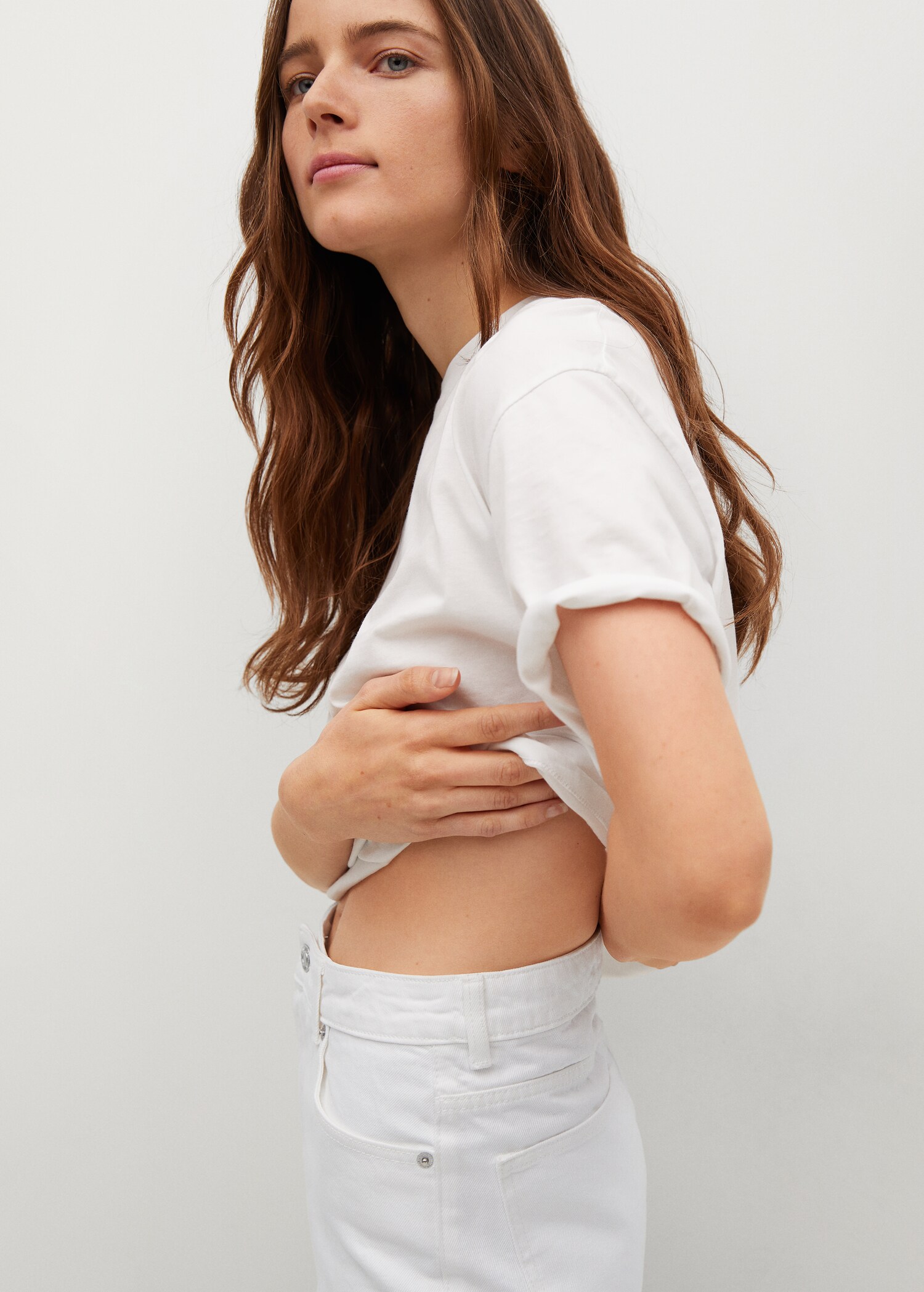 Džínové šortky mom-fit - Detail zboží 2