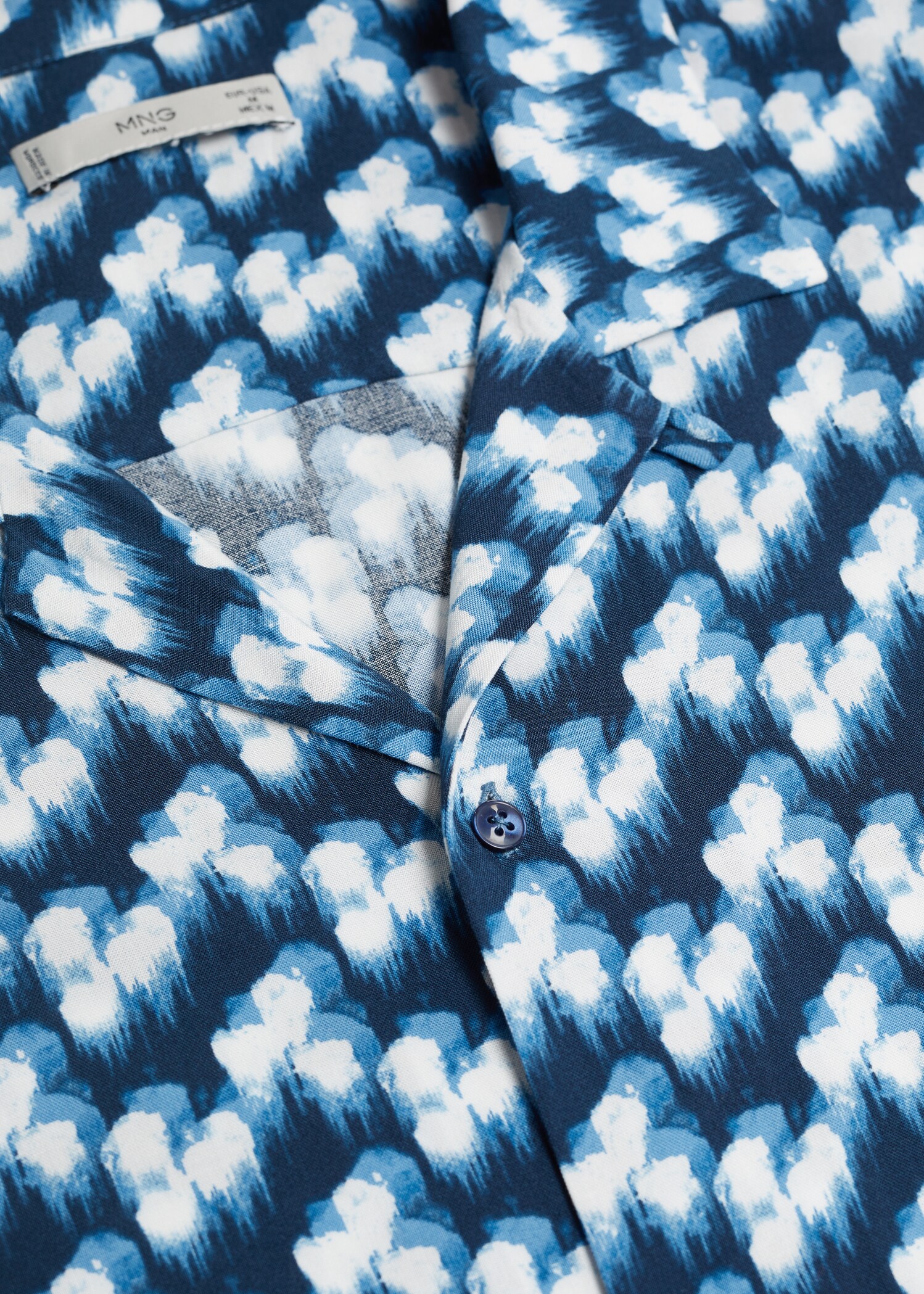Camisa regular fit fluida estampada - Detalle del artículo 7